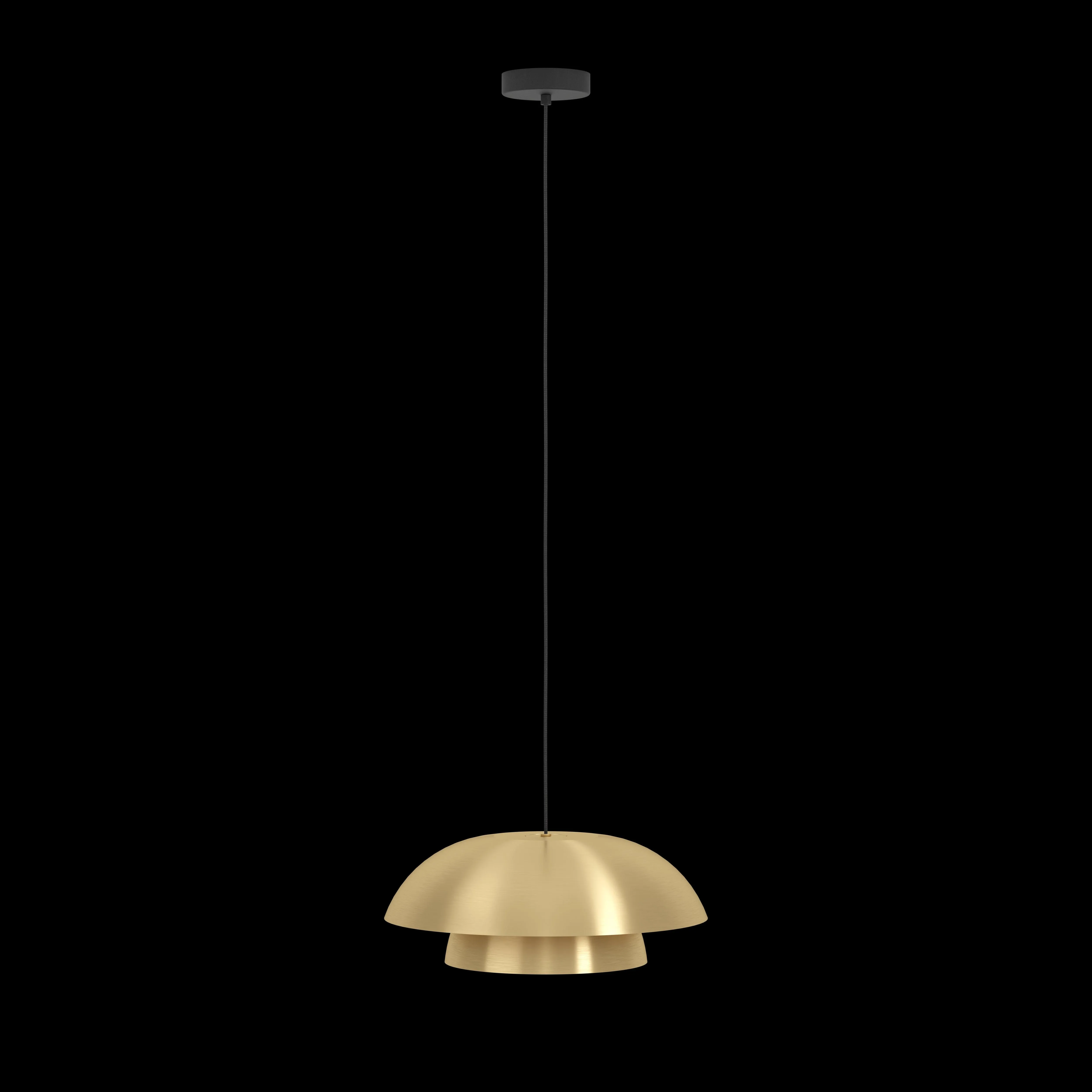 Eglo Cenciara Brass Lampshade Ceiling Pendant