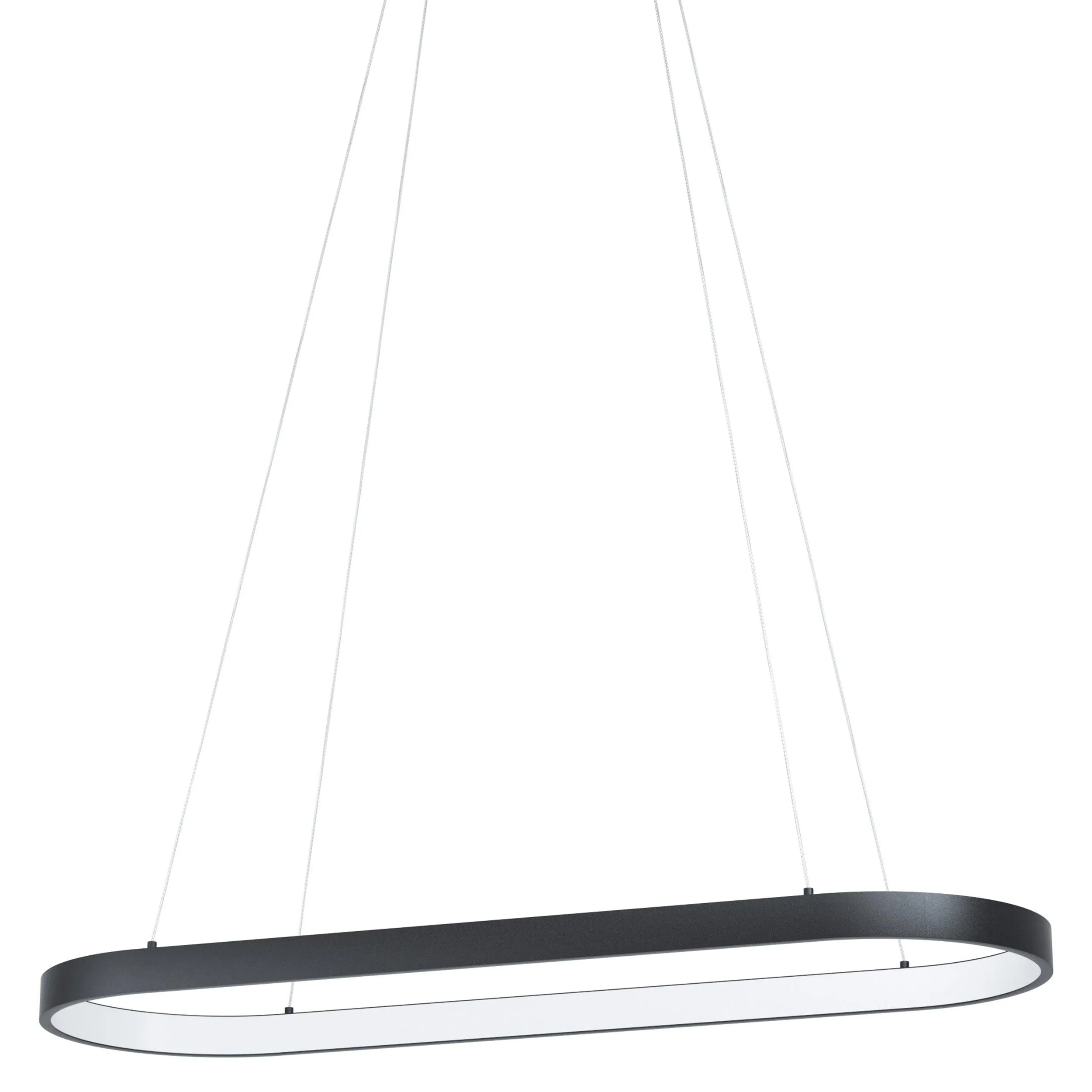 Eglo Codriales LED Black Elliptical Ceiling Pendant
