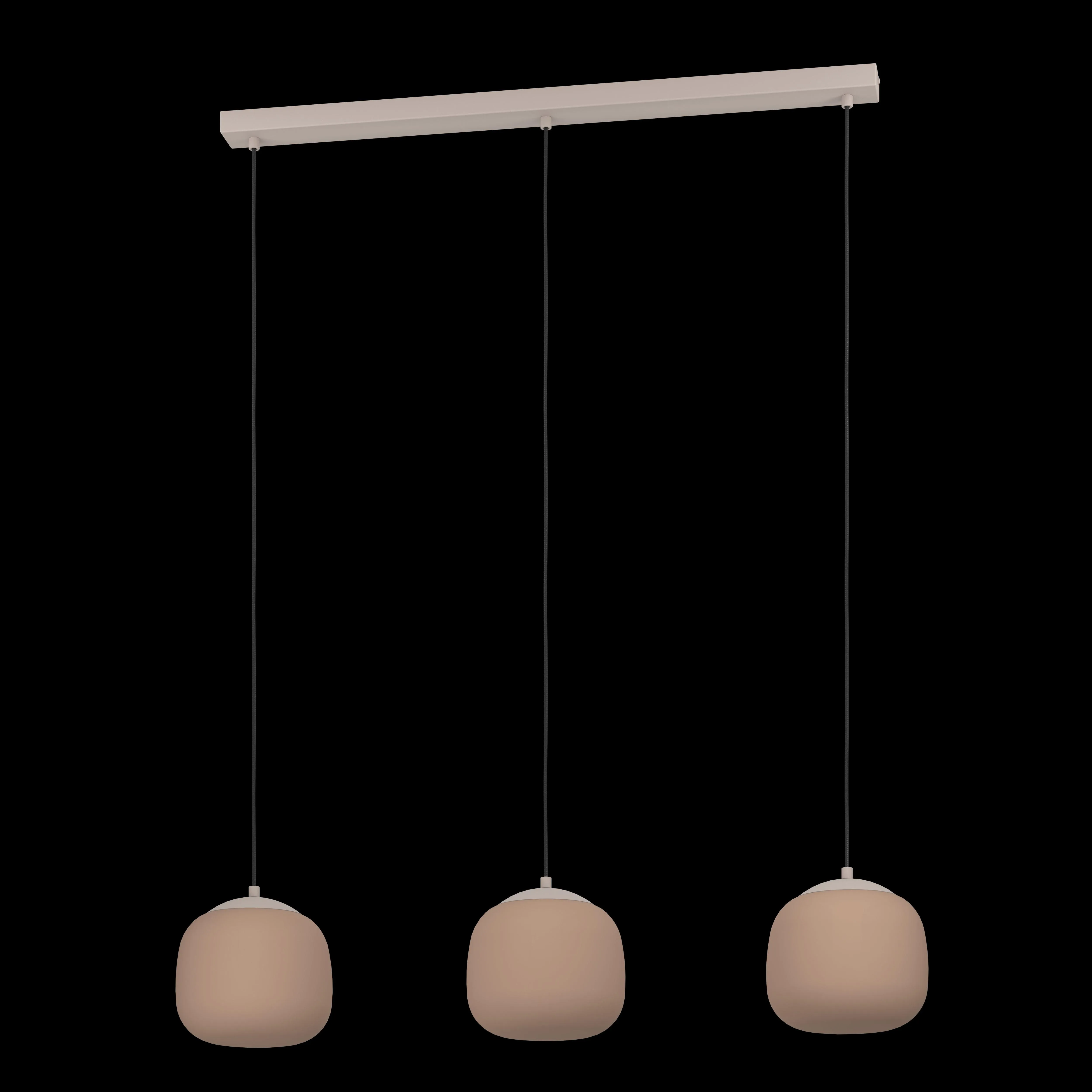 Eglo Cominio 3 Light Sand Glass Ceiling Pendant