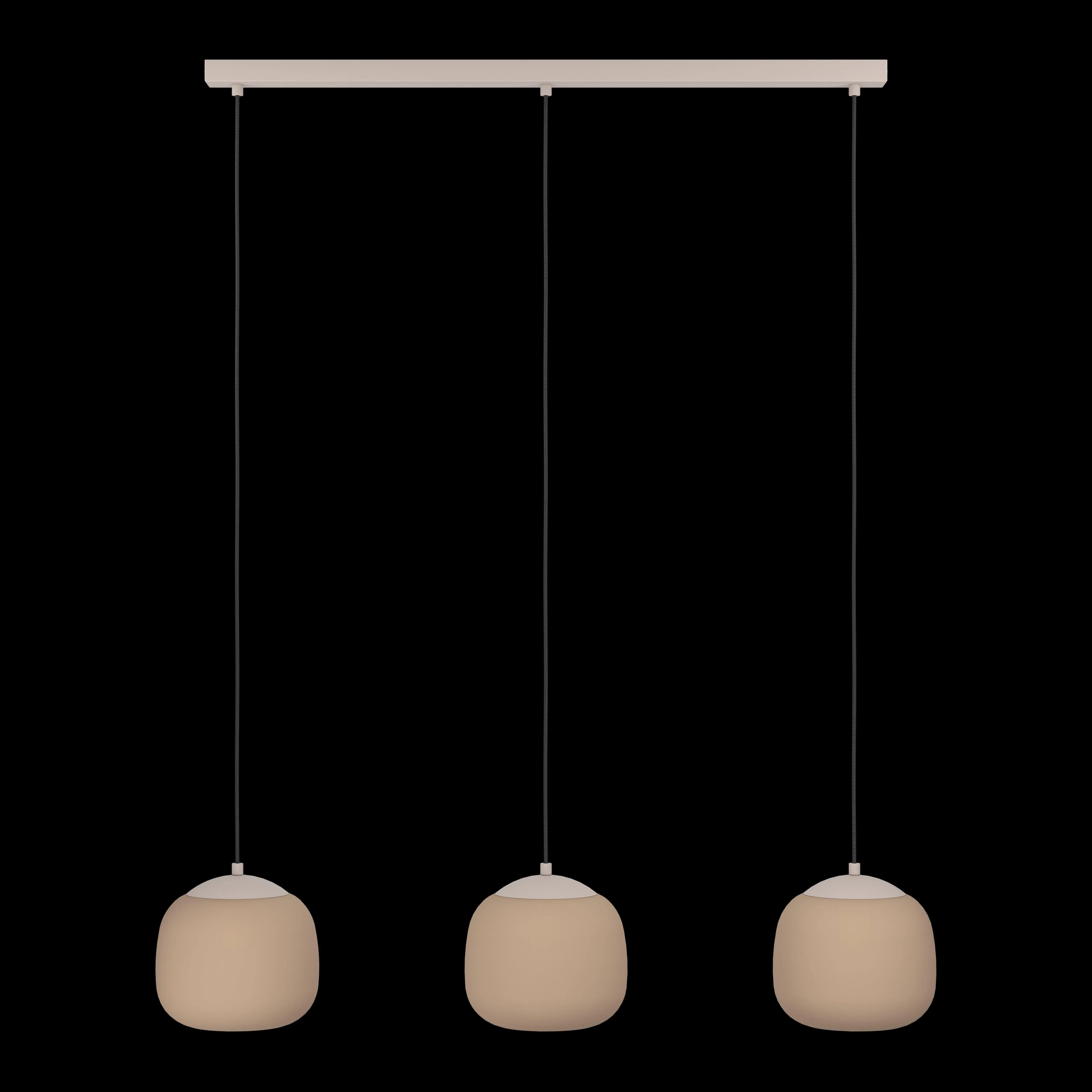 Eglo Cominio 3 Light Sand Glass Ceiling Pendant