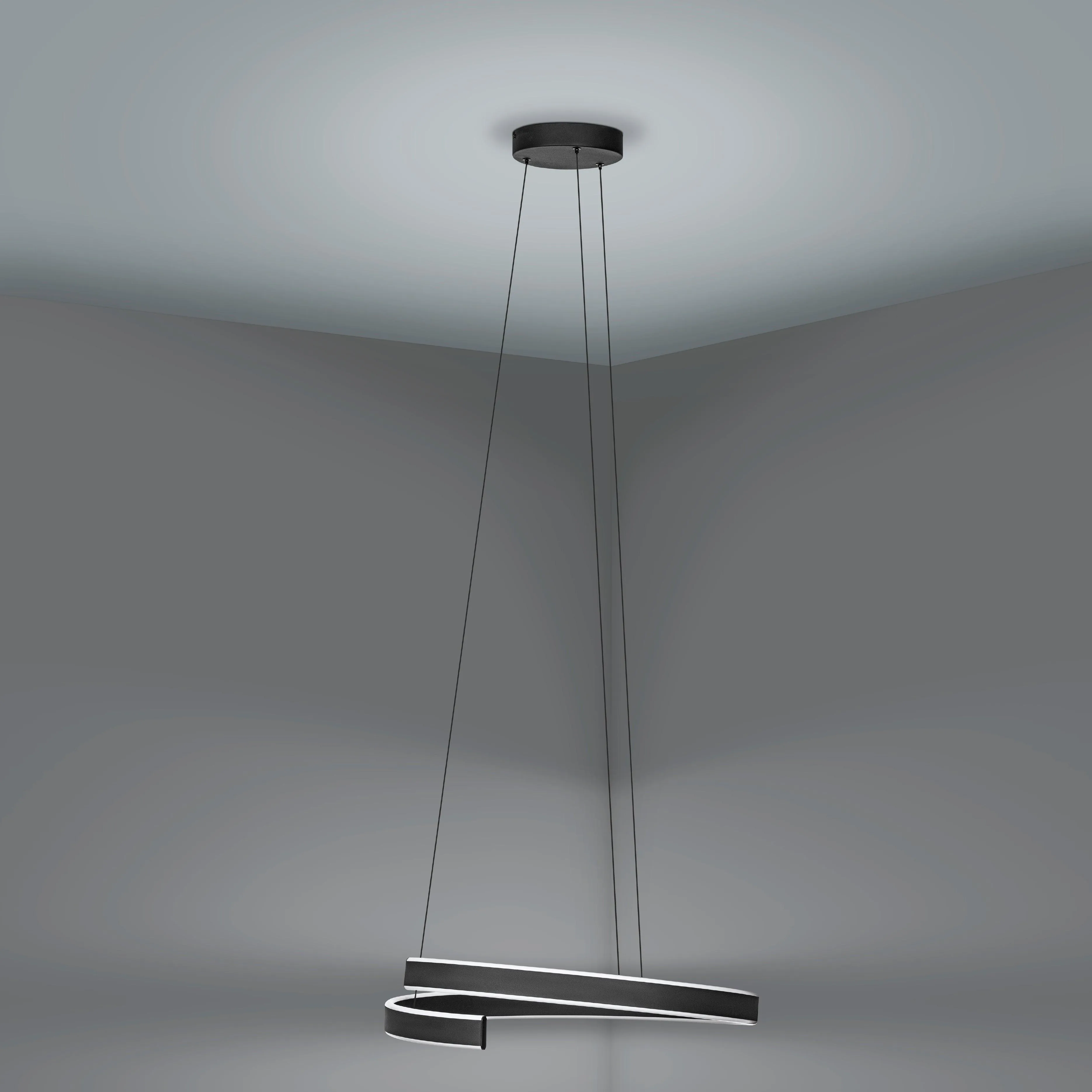 Eglo Connect Andabaia-Z Smart LED Modern Black Ceiling Pendant