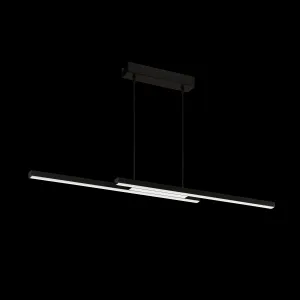 Eglo Connect Fraioli-Z Smart LED Black Ceiling Pendant flush mount ceiling fixture