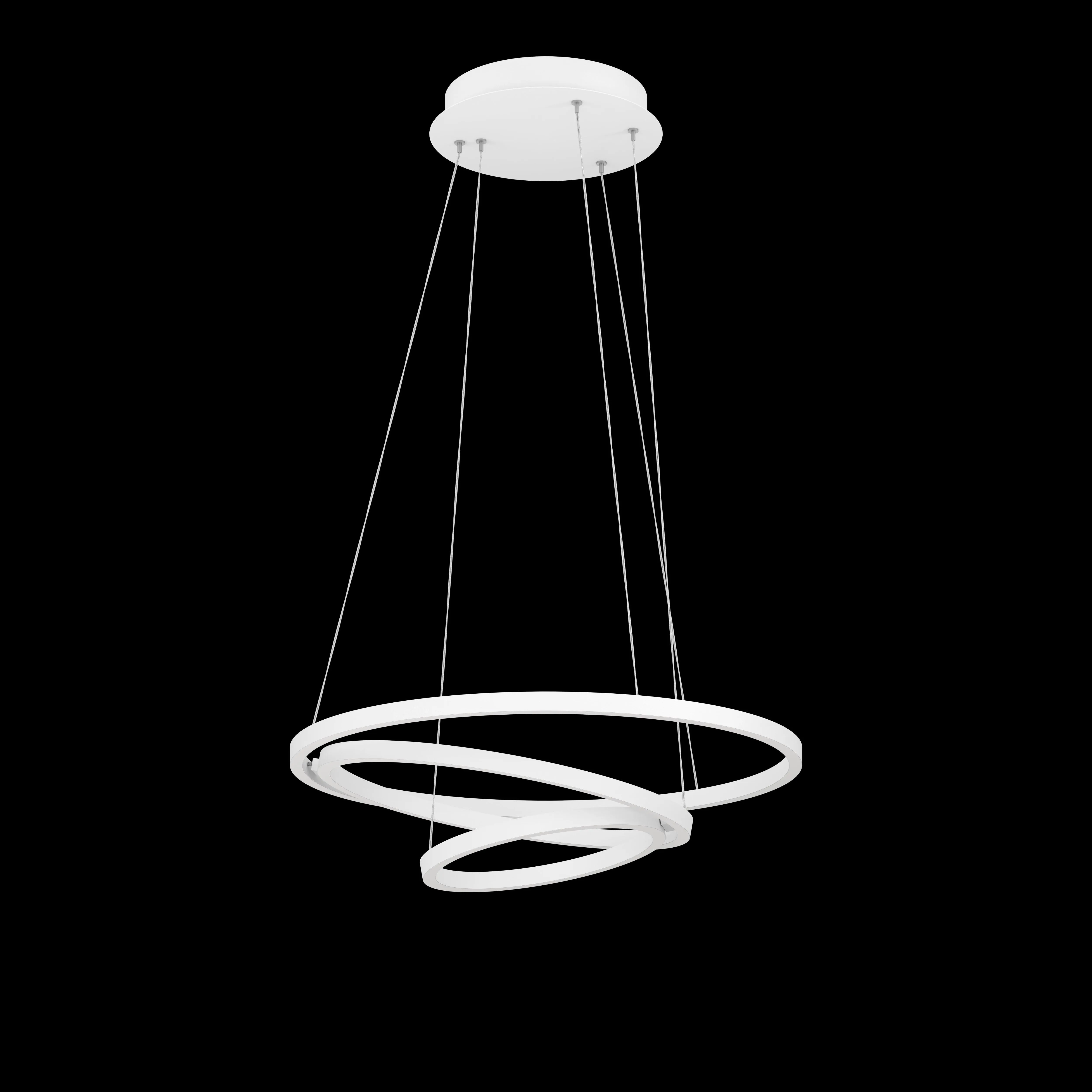 Eglo Connect Lobinero-Z Smart LED White Curved Ceiling Pendant