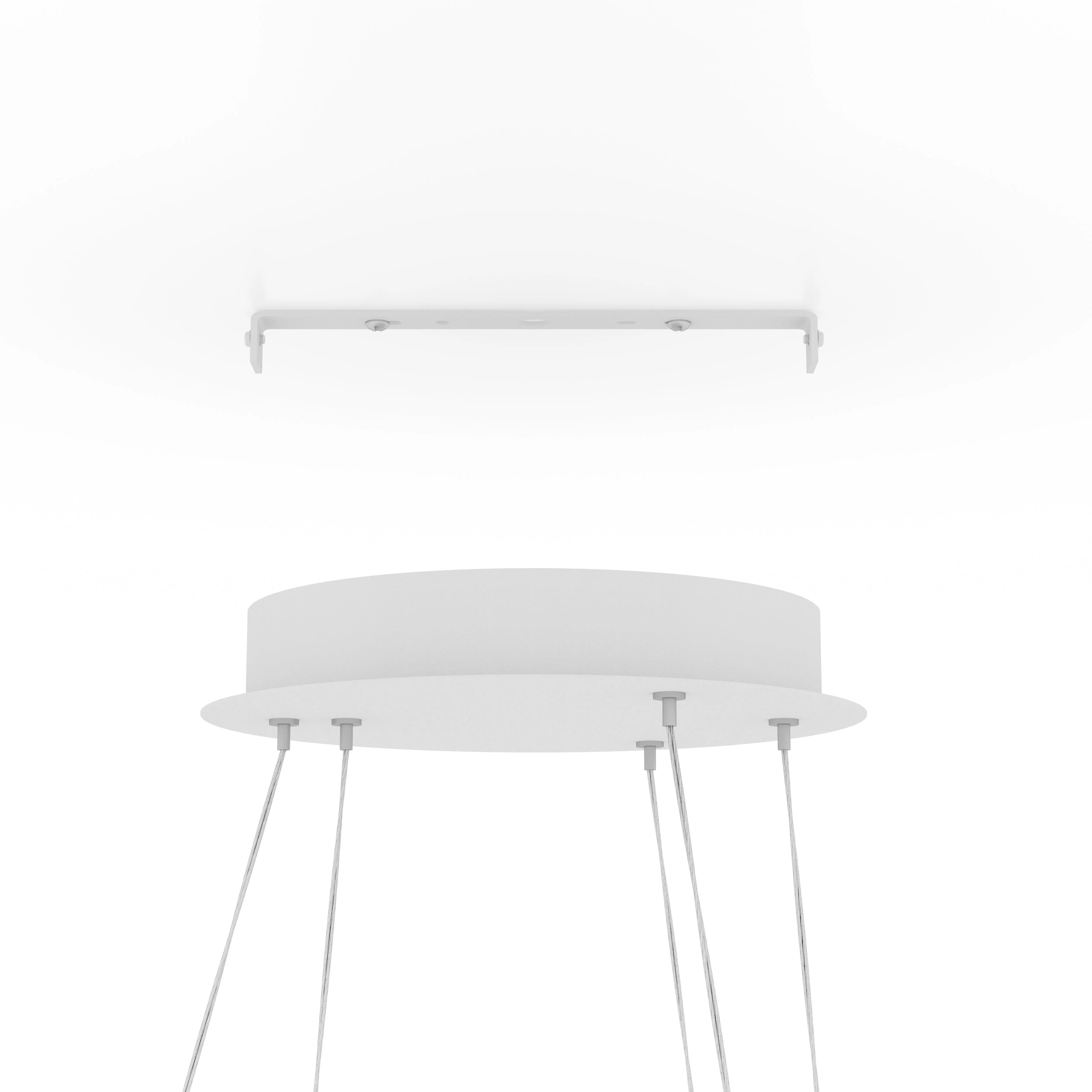 Eglo Connect Lobinero-Z Smart LED White Curved Ceiling Pendant
