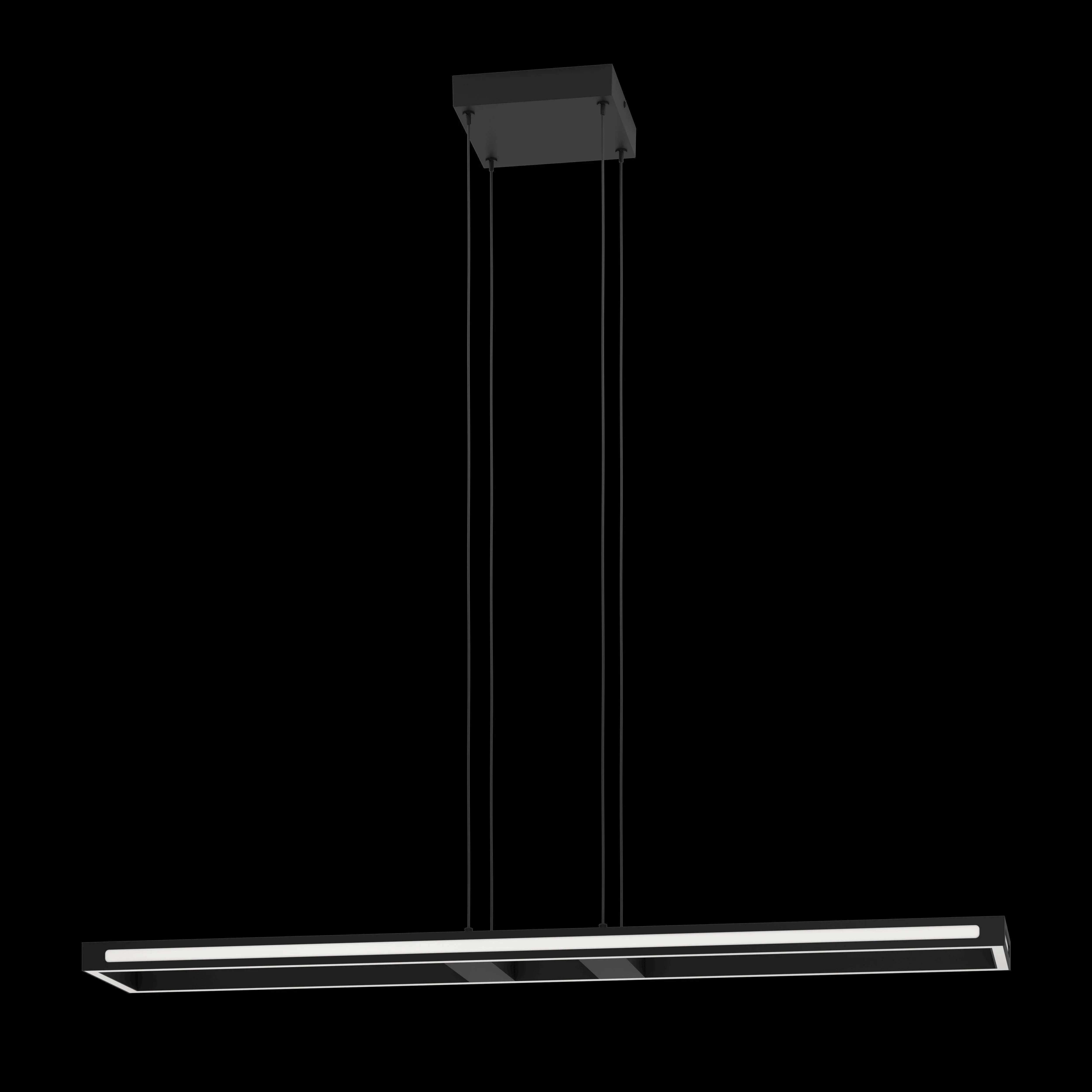 Eglo Connect Salvilanas-Z Smart LED Black Rectangular Metal Pendant