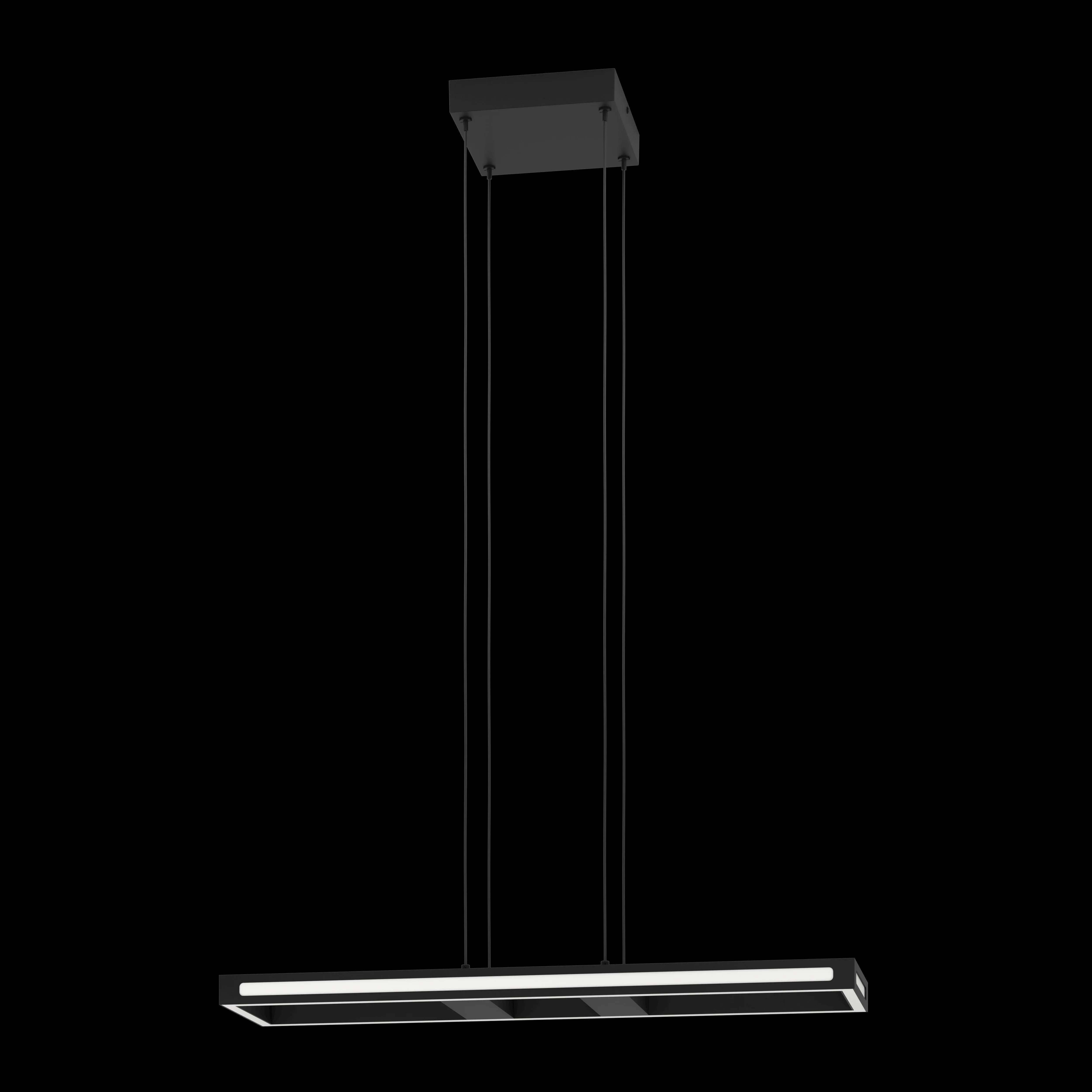 Eglo Connect Salvilanas-Z Smart LED Black Rectangular Metal Pendant
