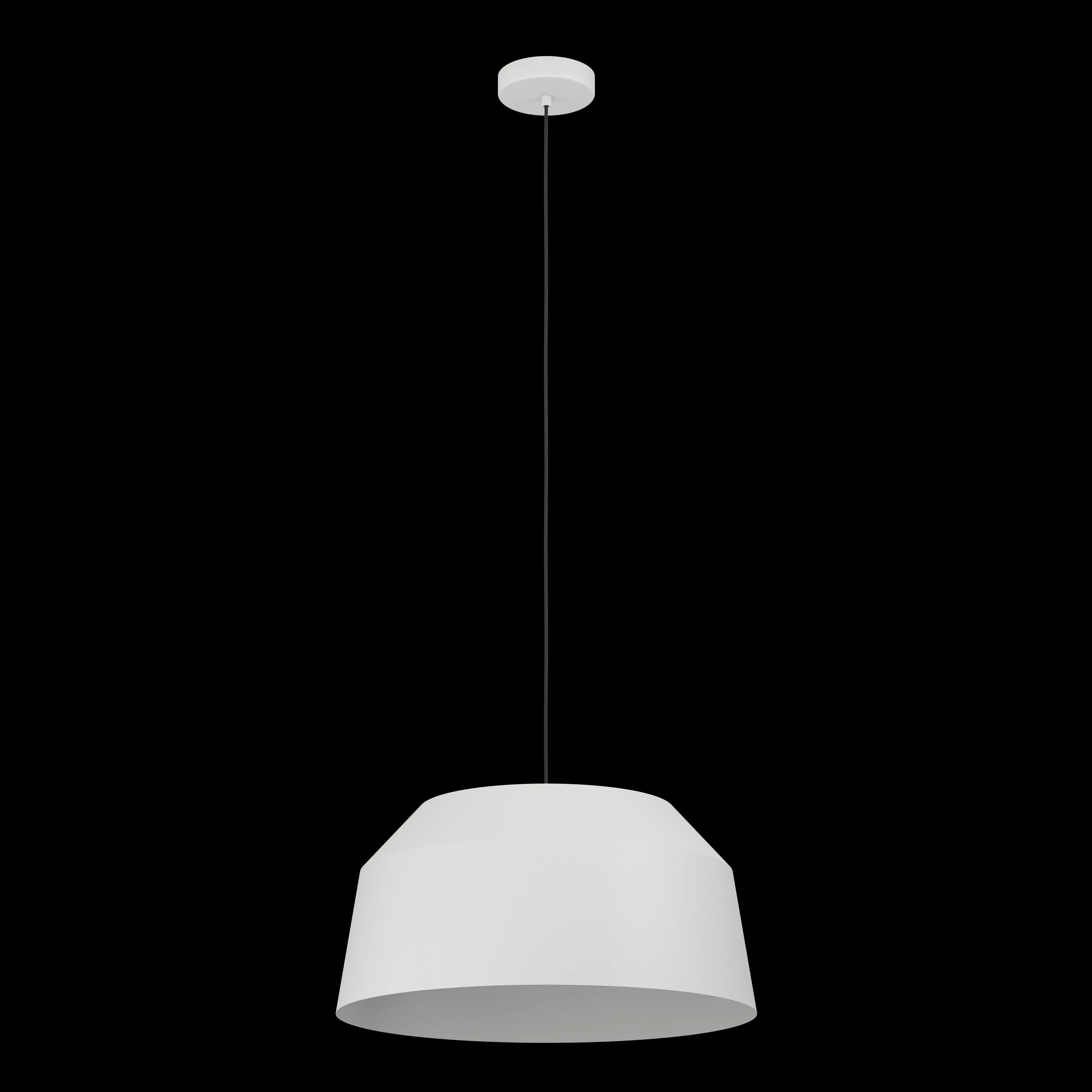 Eglo Contrisa Grey Metal Angular Shade Pendant - 52cm