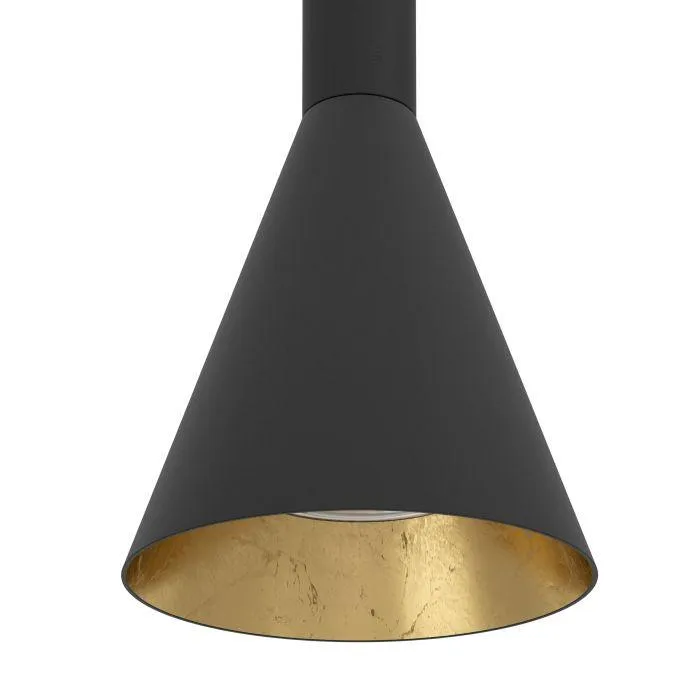 Eglo Cortaderas Black & Gold Ceiling Pendant