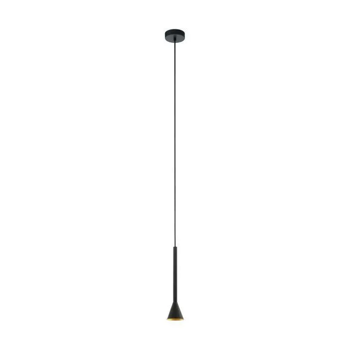 Eglo Cortaderas Black & Gold Ceiling Pendant