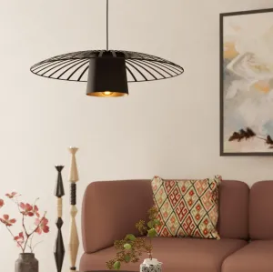 Eglo Felixkirk Black & Gold Metal Ceiling Pendant flush mount ceiling fixture