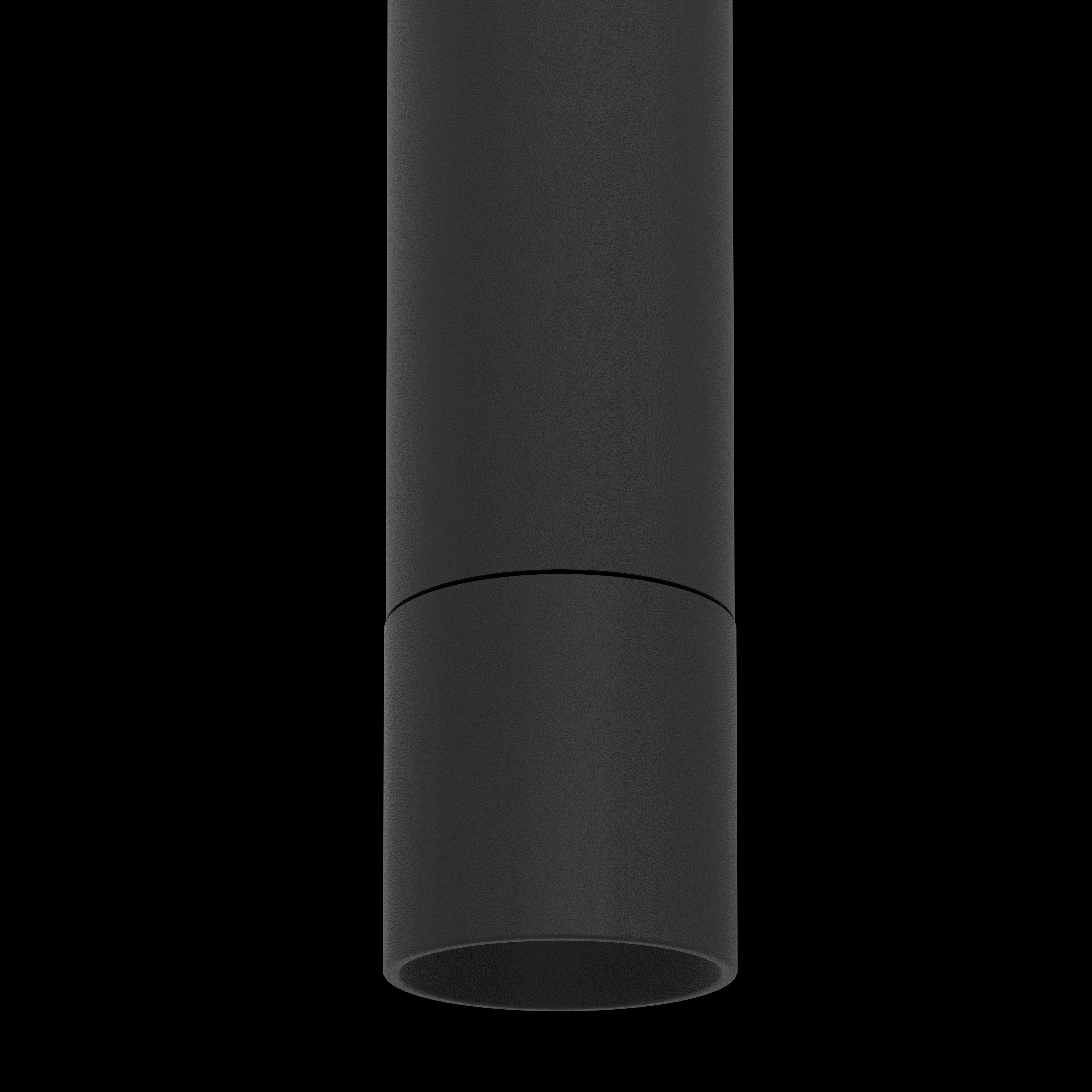 Eglo Almudaina 4 Light LED Black Metal Tube Ceiling Pendant
