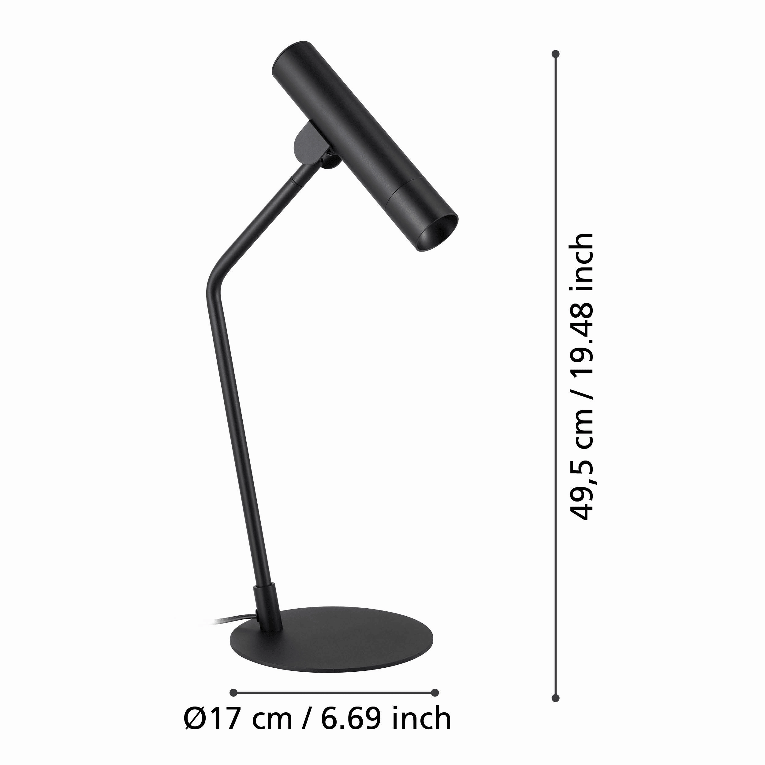 Eglo Almudaina Black LED Modern Table Lamp