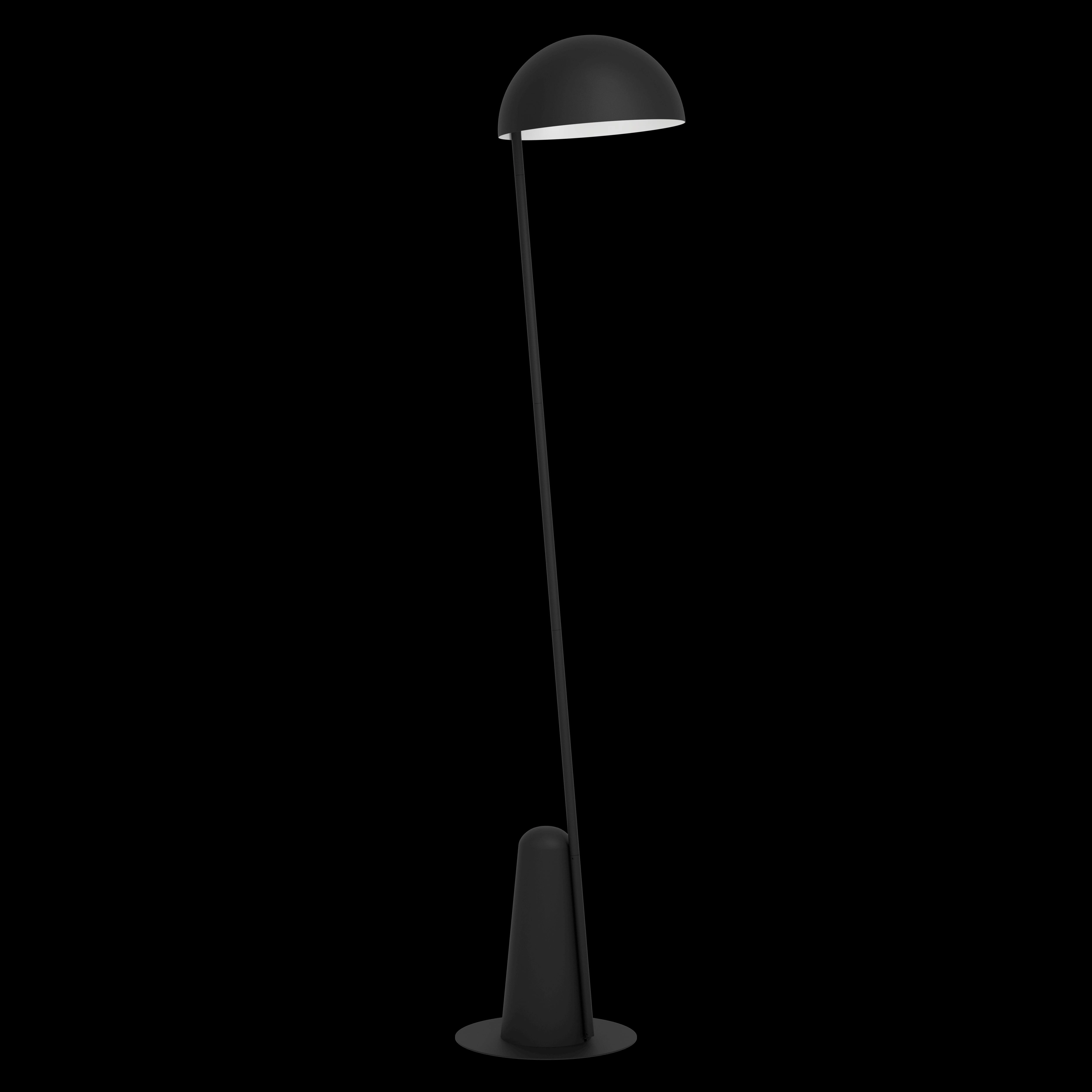 Eglo Aranzola Black Slender Floor Lamp