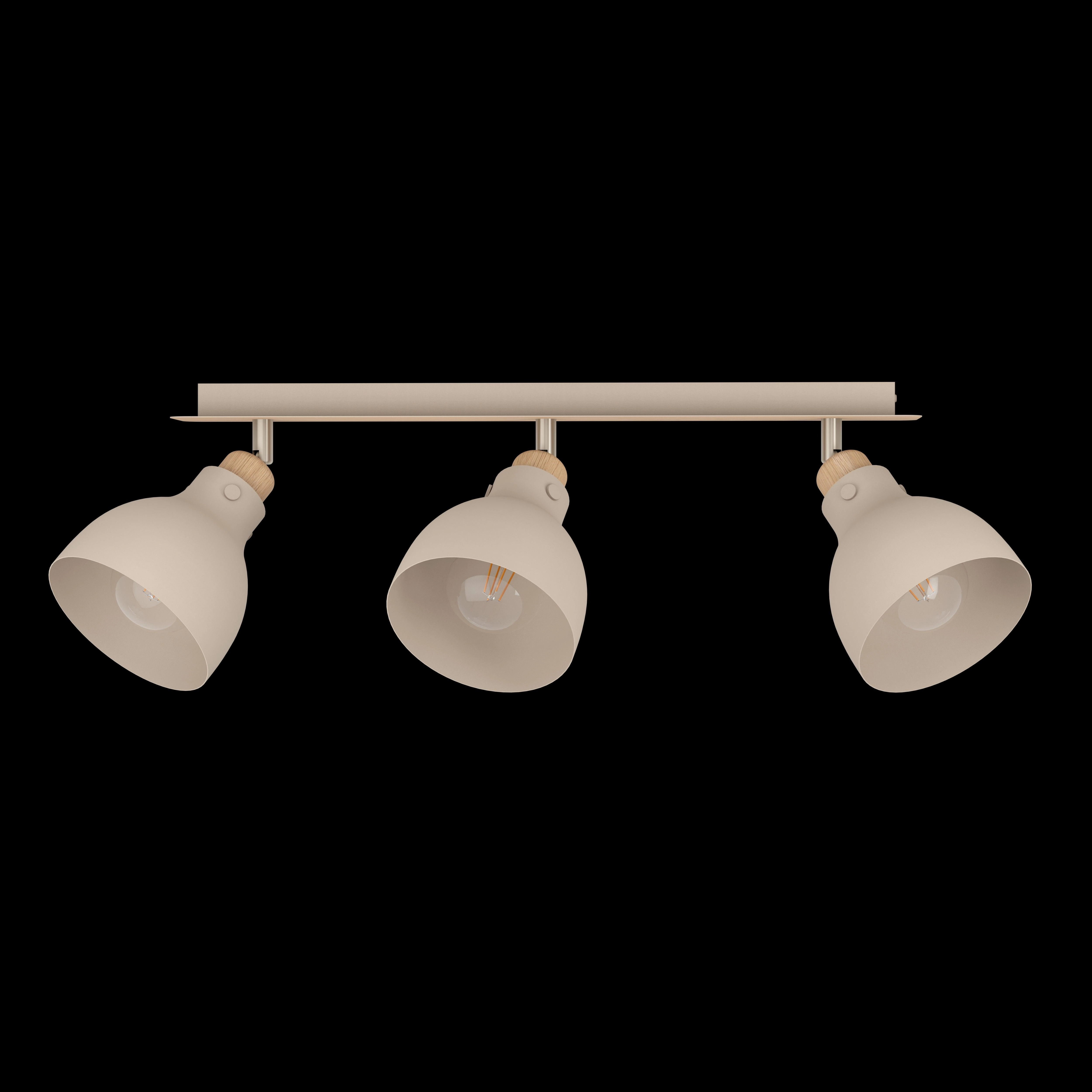 Eglo Arrecife Nickel & Sandy 3 Light Bar Spotlight