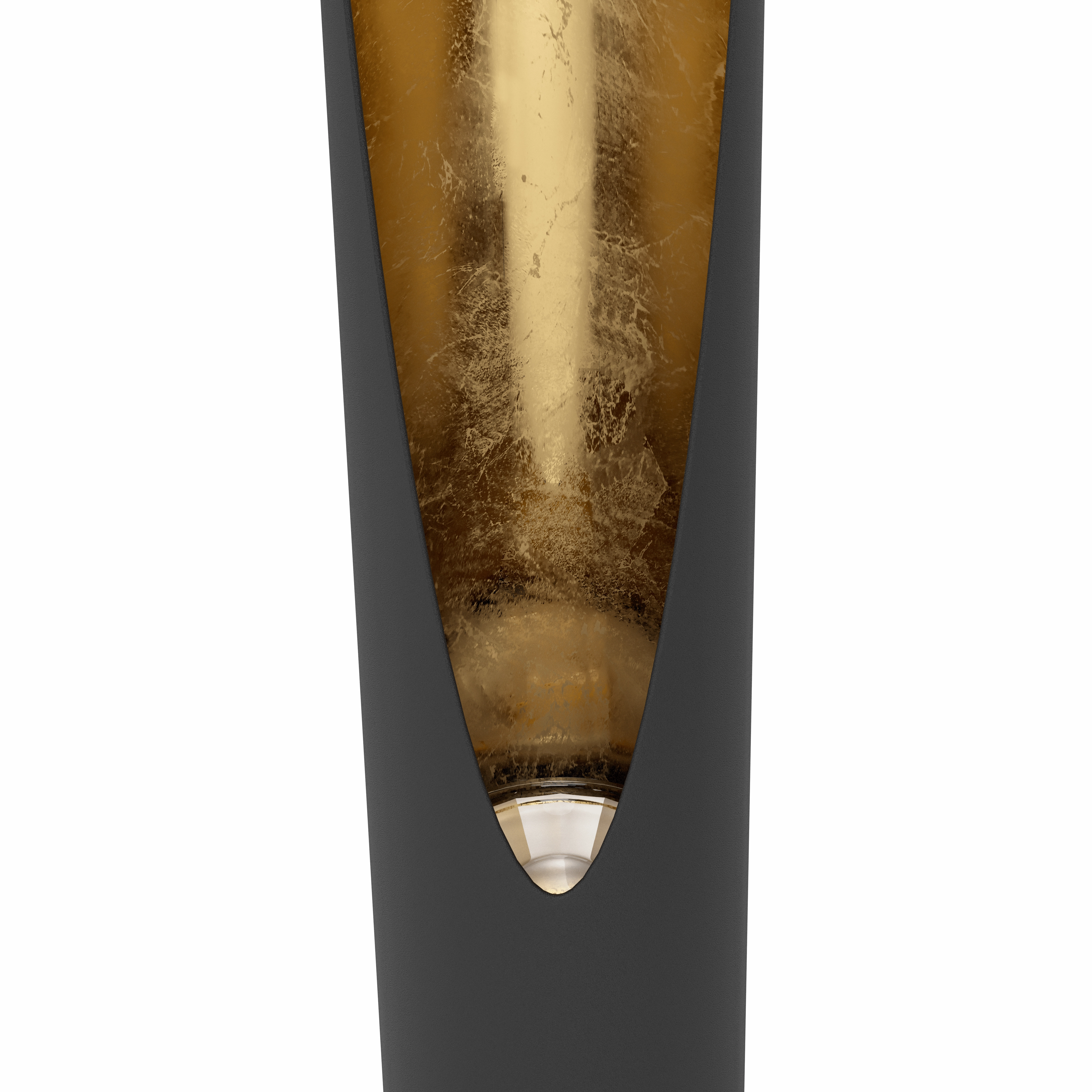 Eglo Barbotto Tube Shaped Black & Gold LED Table Lamp