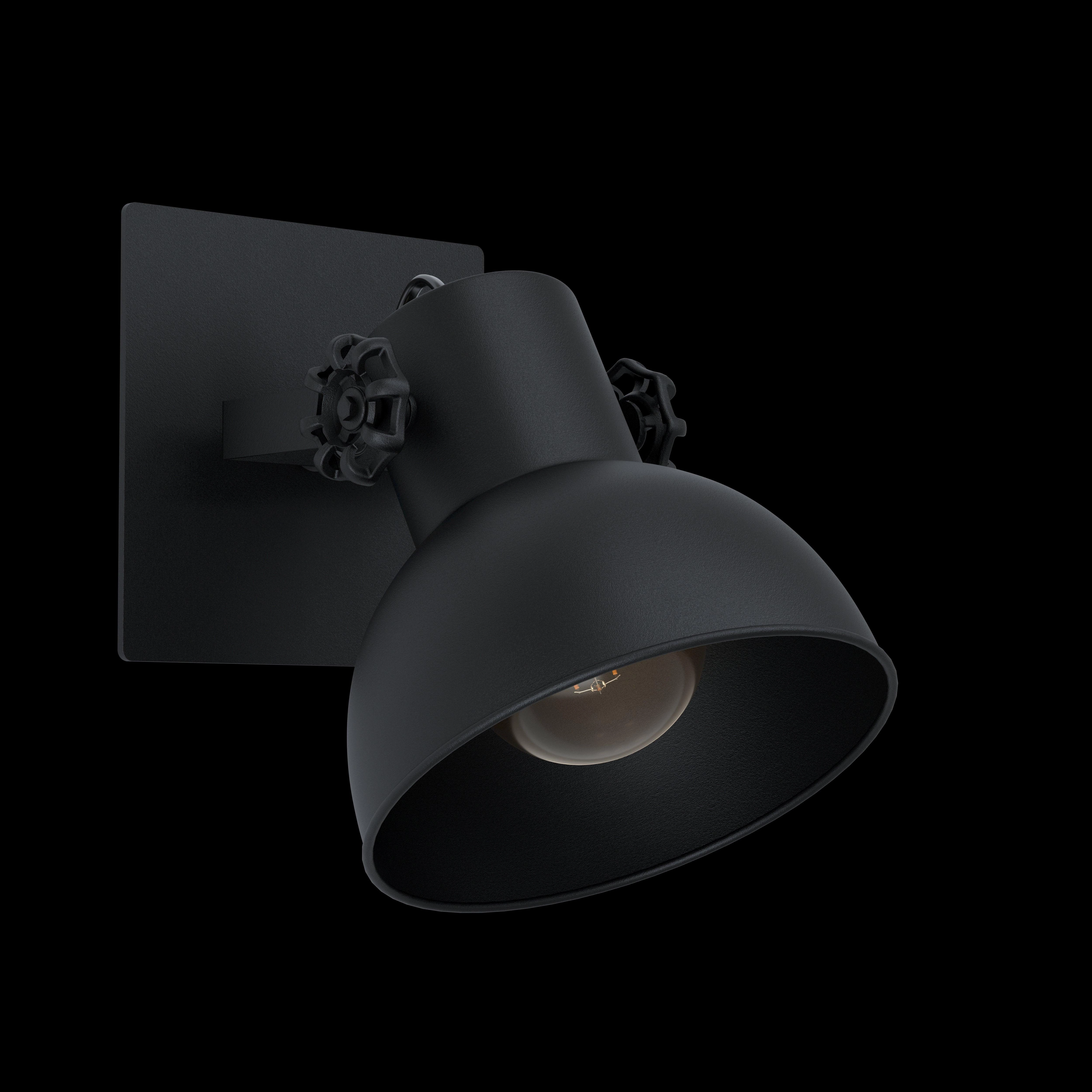 Eglo Barnstaple 1 Black Wall Spotlight