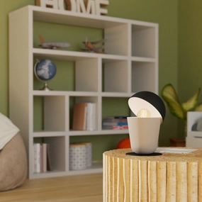 Eglo Batabano Sand & Black Table Lamp energy-saving LED light
