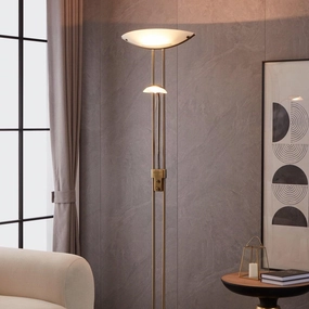 Eglo Baya Bronze Mother & Child Floor Lamp creative lampshade design