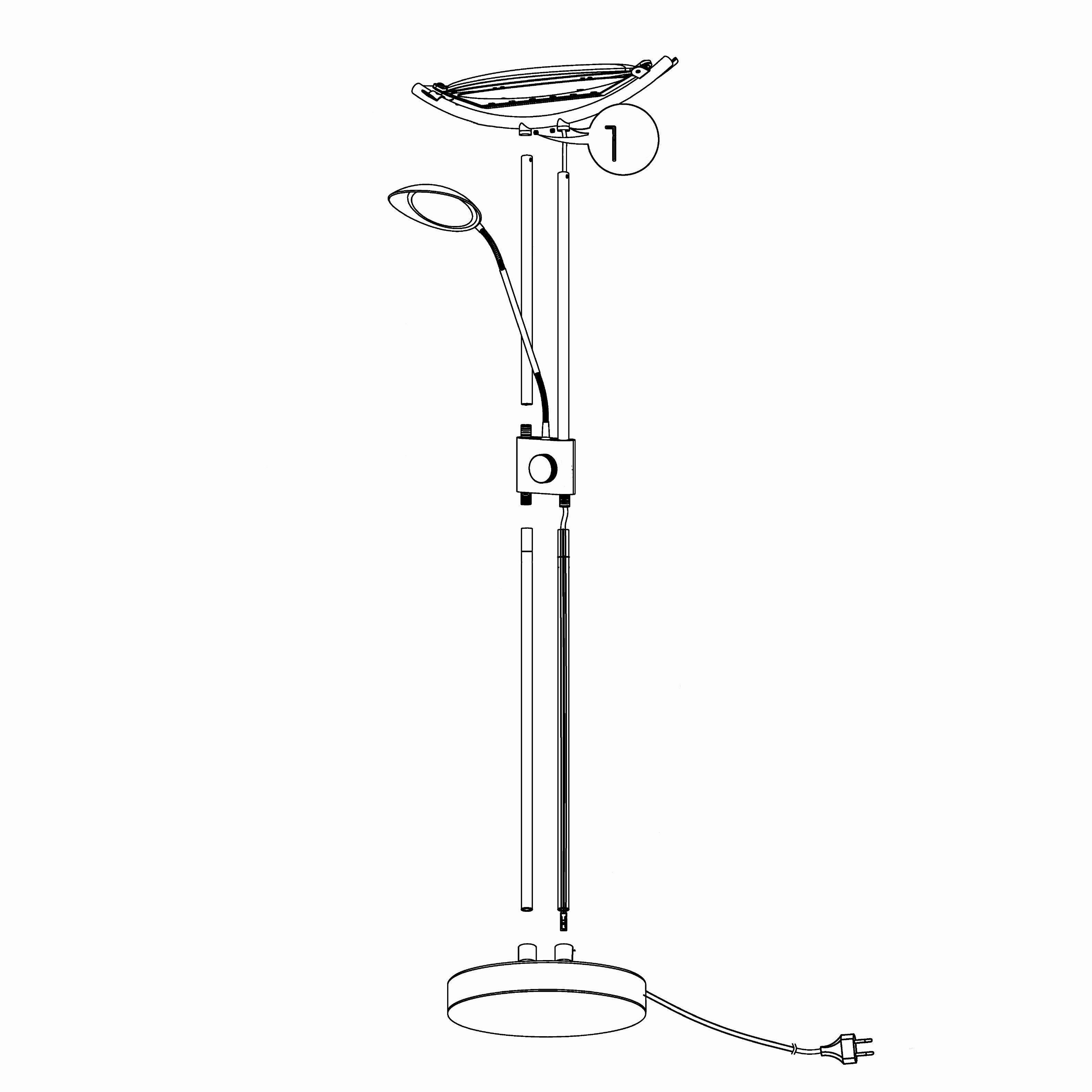 Eglo Baya LED Bronze Mother & Child LED Floor Lamp