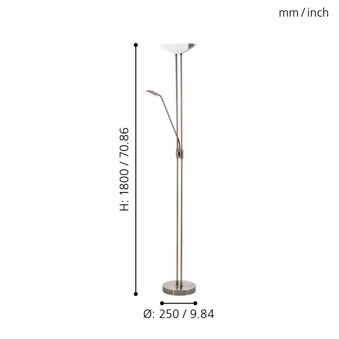 Eglo Baya LED Bronze Mother & Child LED Floor Lamp