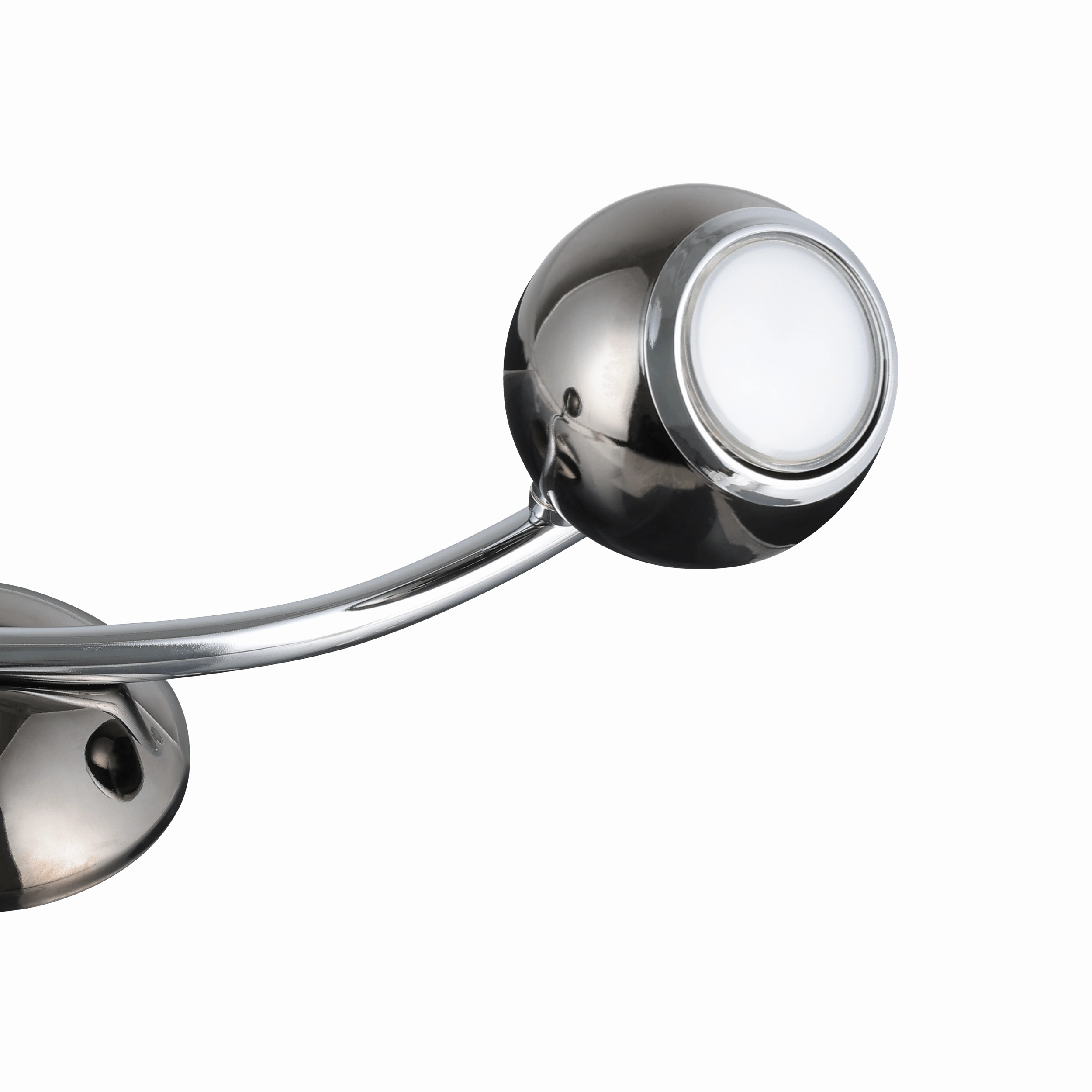 Eglo Bimeda 2 Light Black Nickel & Chrome Spotlight