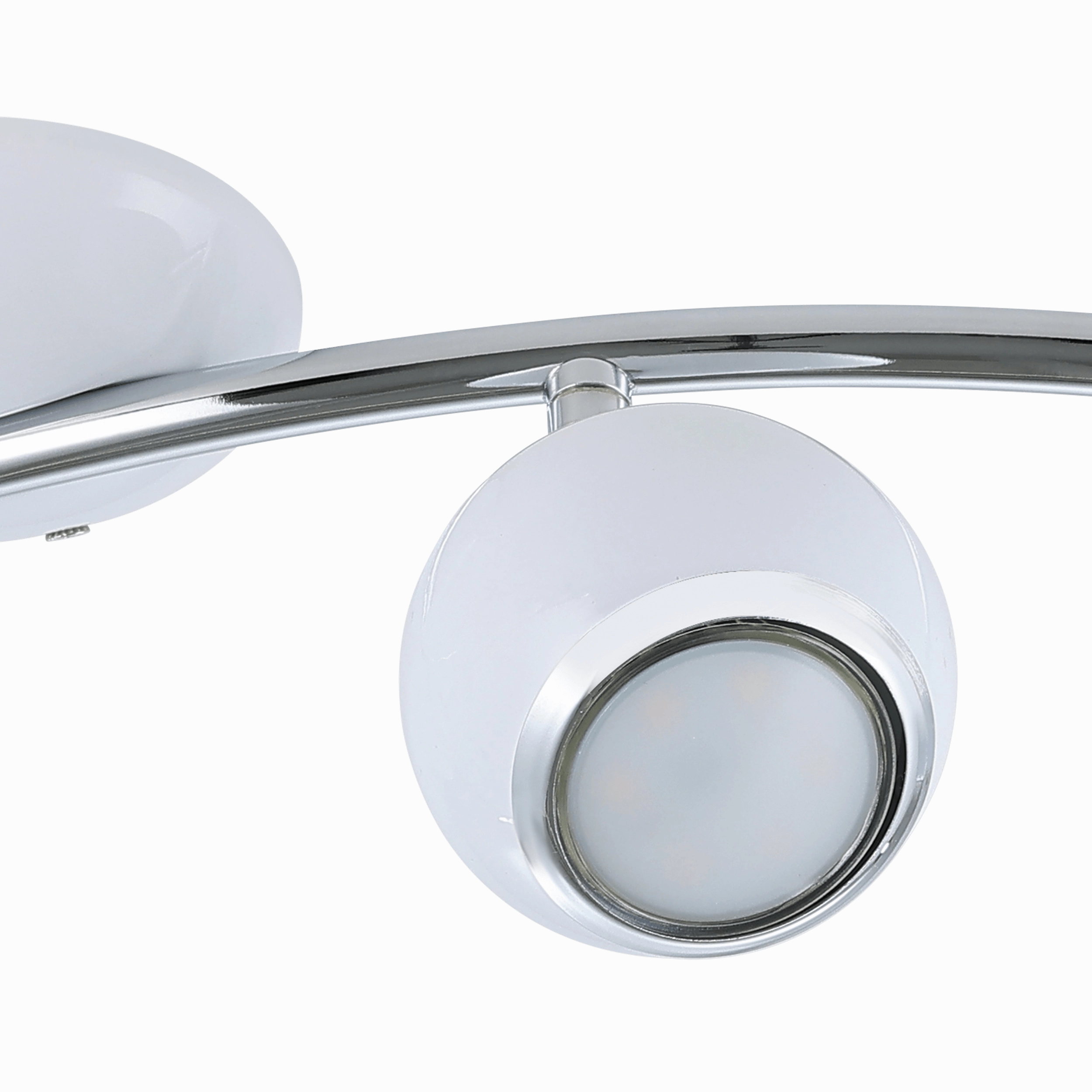Eglo Bimeda 4 Light White & Chrome Bar Spotlight