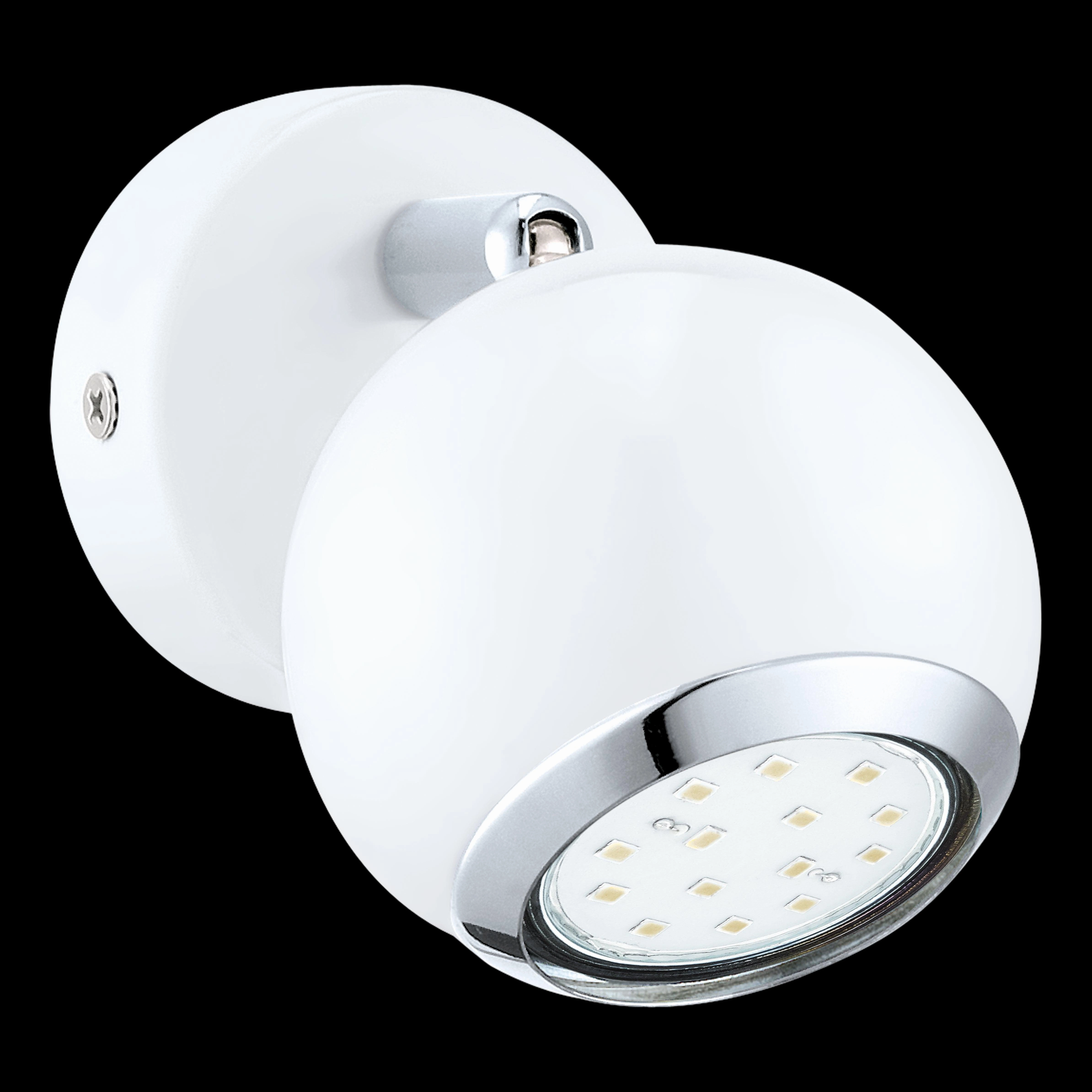 Eglo Bimeda White & Chrome Wall Spotlight