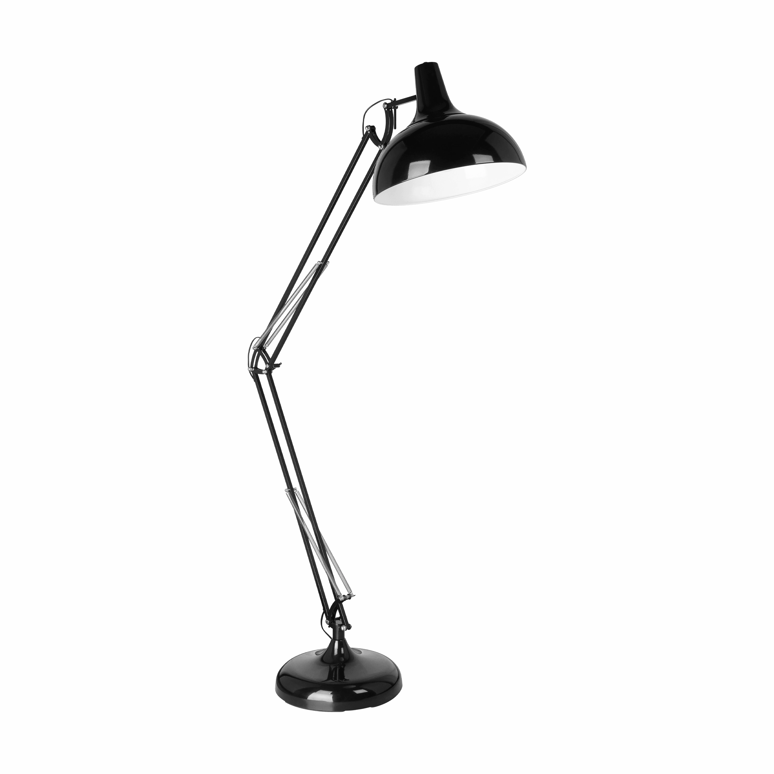 Eglo Borgillio Adjustable Black Metal Floor Lamp