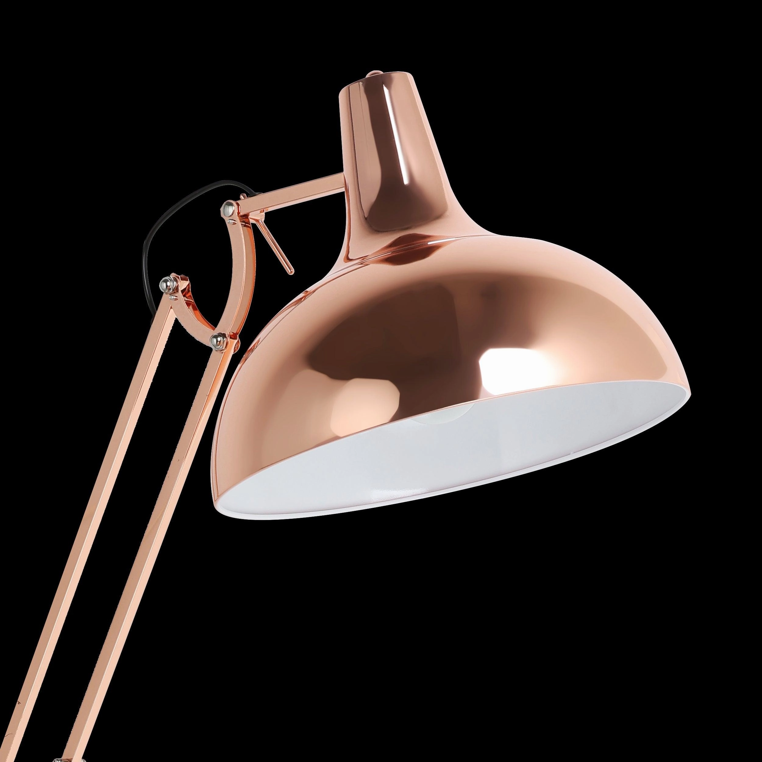 Eglo Borgillio Adjustable Copper Metal Floor Lamp