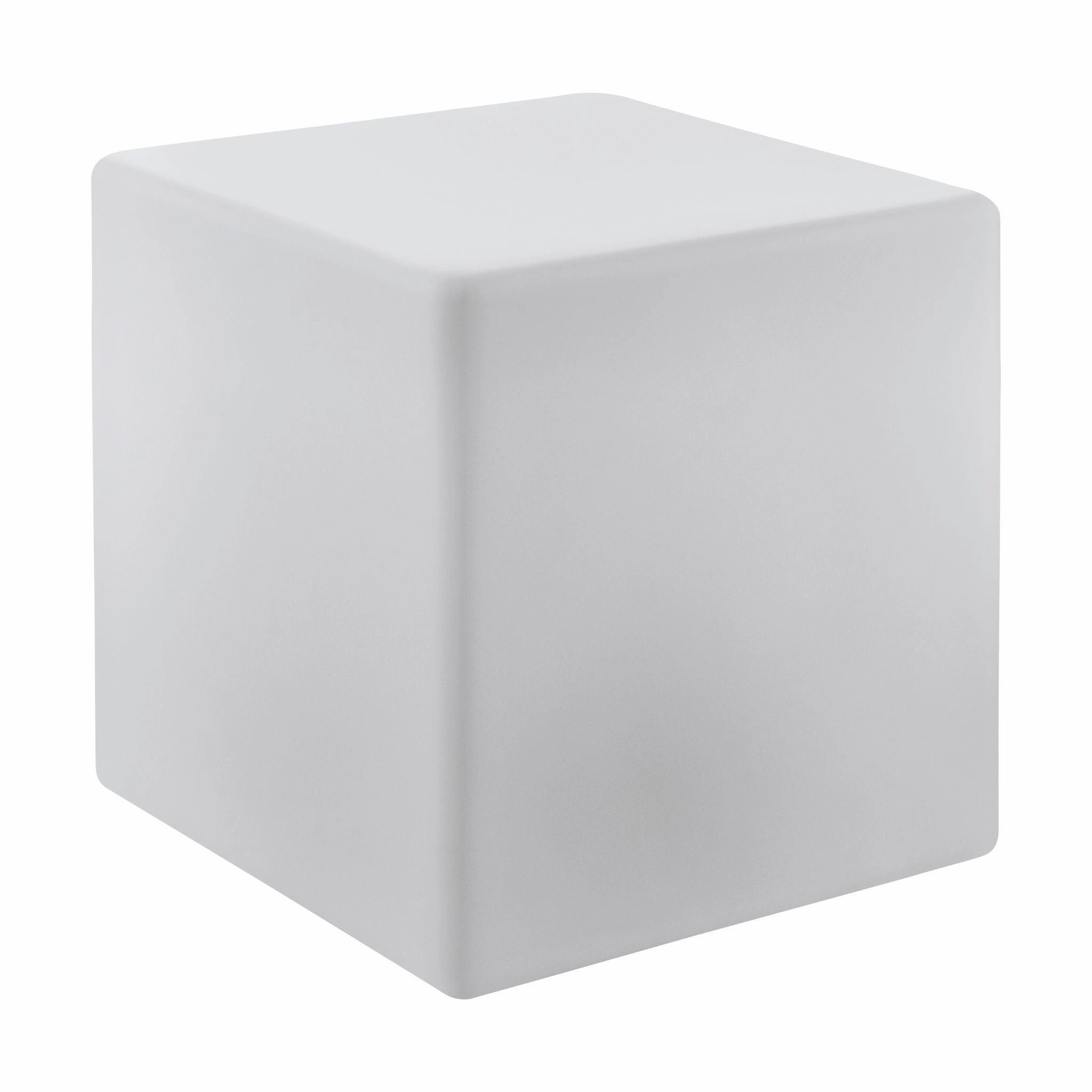Eglo Bottona IP44 Outdoor White Cube Floor light - 30cm
