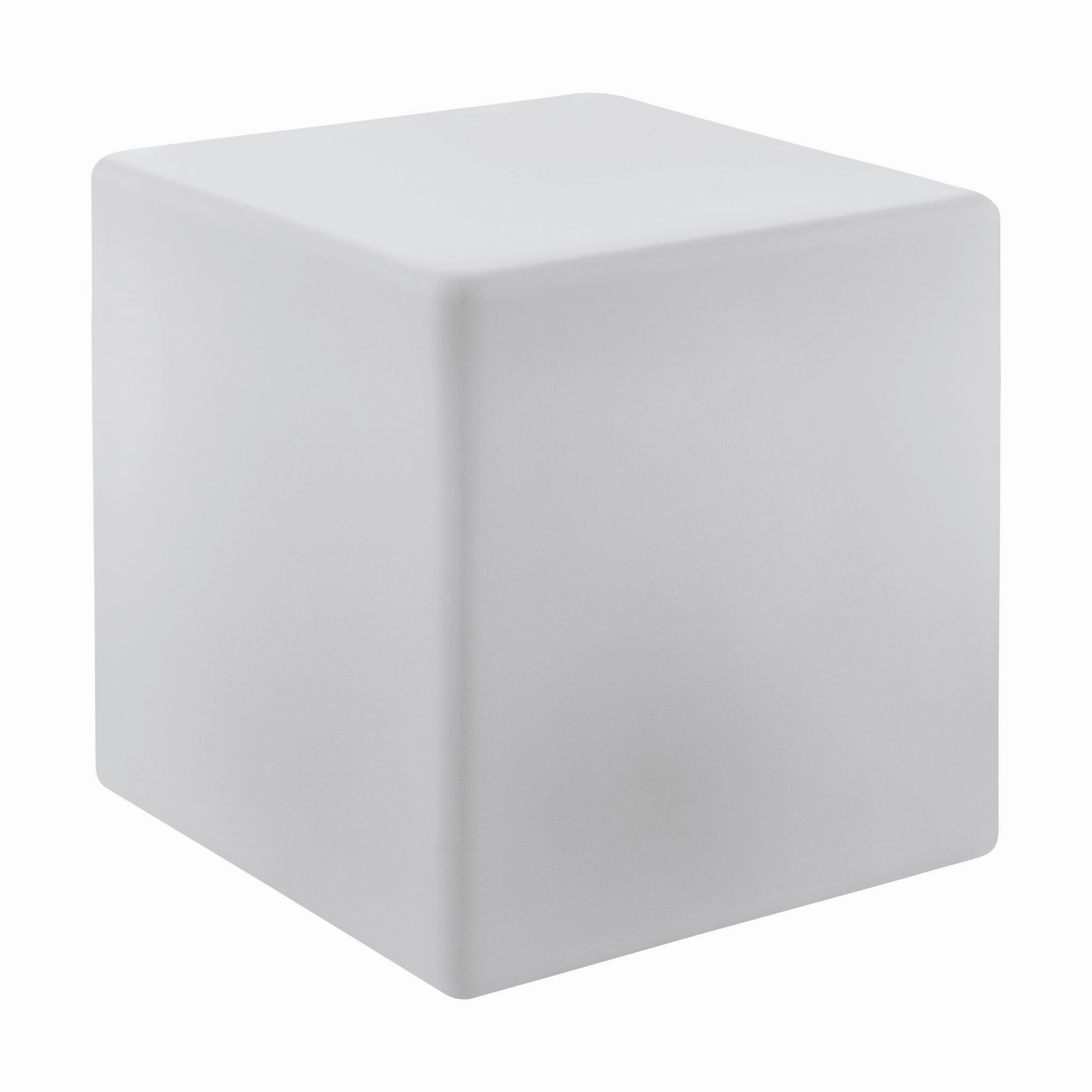 Eglo Bottona IP44 Outdoor White Cube Floor light - 40cm