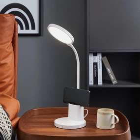 Eglo Brolini Battery Powered White LED Desk Lamp energy-saving LED light