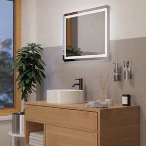 Eglo Buenavista 1 IP44 LED Lit Rectangular Touch Bathroom Mirror vintage desk lamp