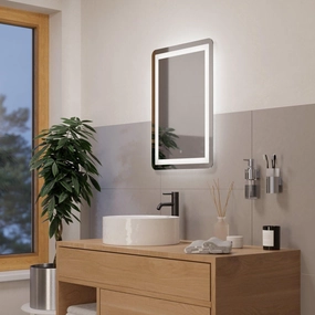 Eglo Buenavista 1 IP44 LED Rectangular Touch Bathroom Mirror With Lights vintage desk lamp