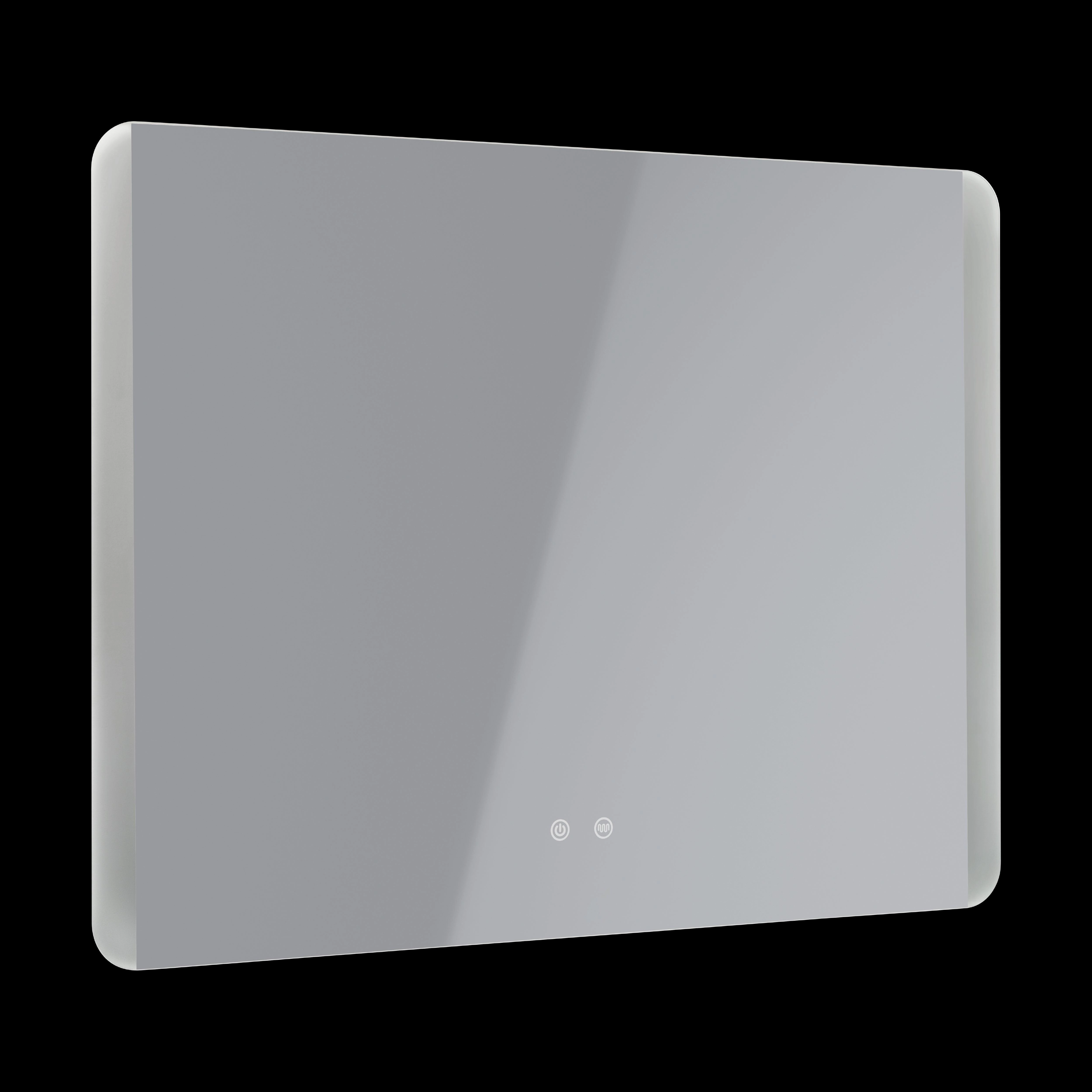 Eglo Buenavista 2 IP44 LED Floating Rectangular Touch Bathroom Mirror - 80cm