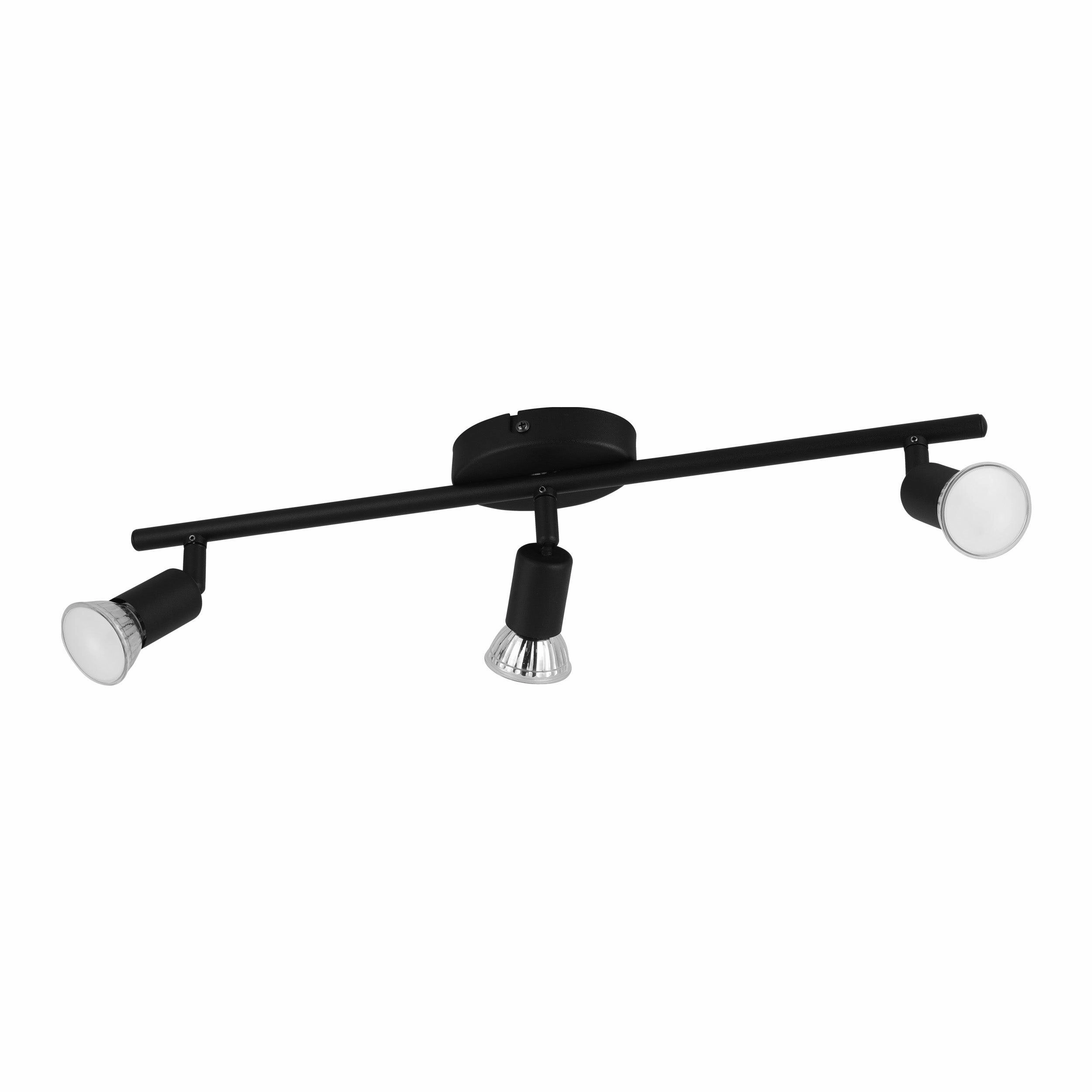 Eglo Buzz-LED Black 3 Light Bar Spotlight