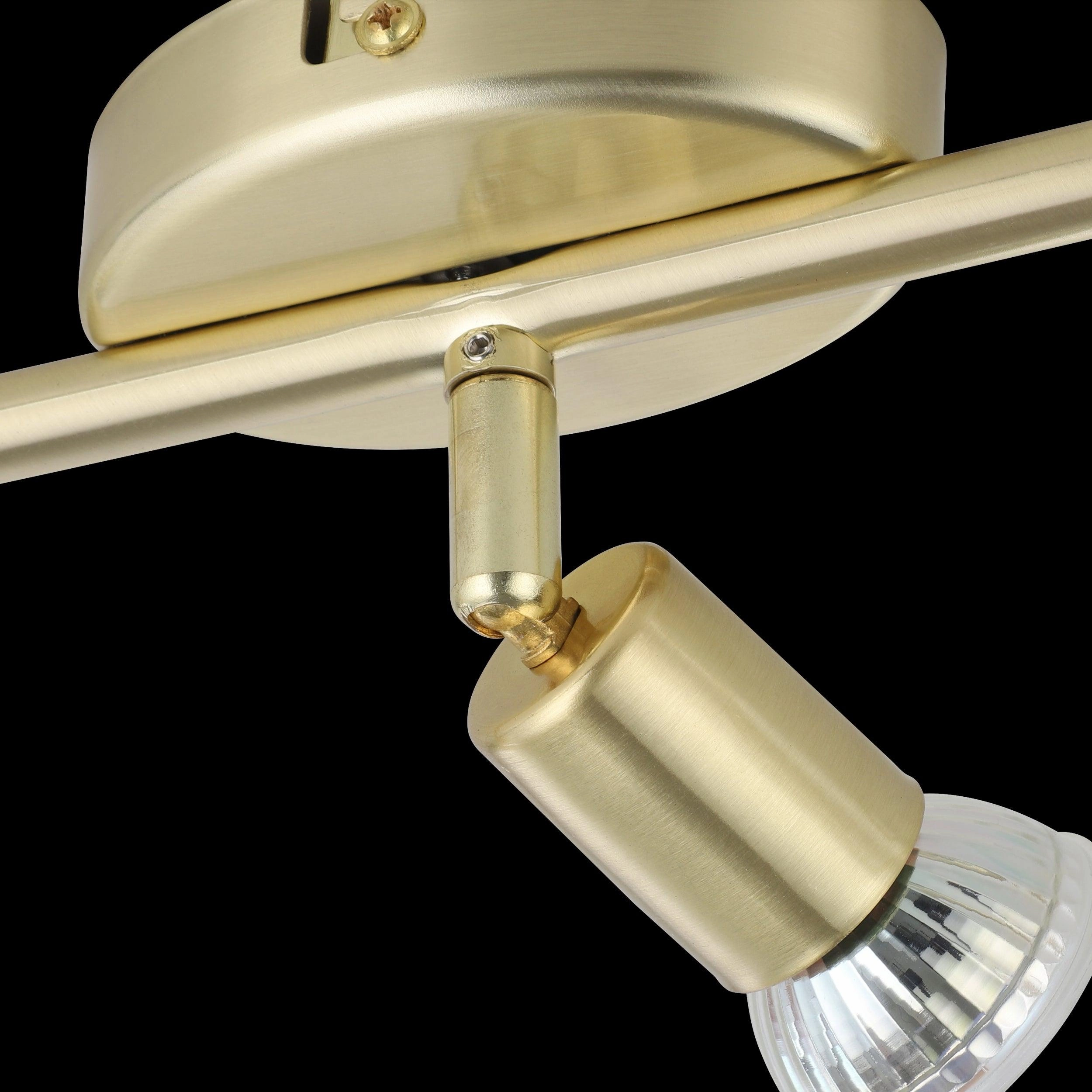 Eglo Buzz-LED Brass 3 Light Bar Spotlight