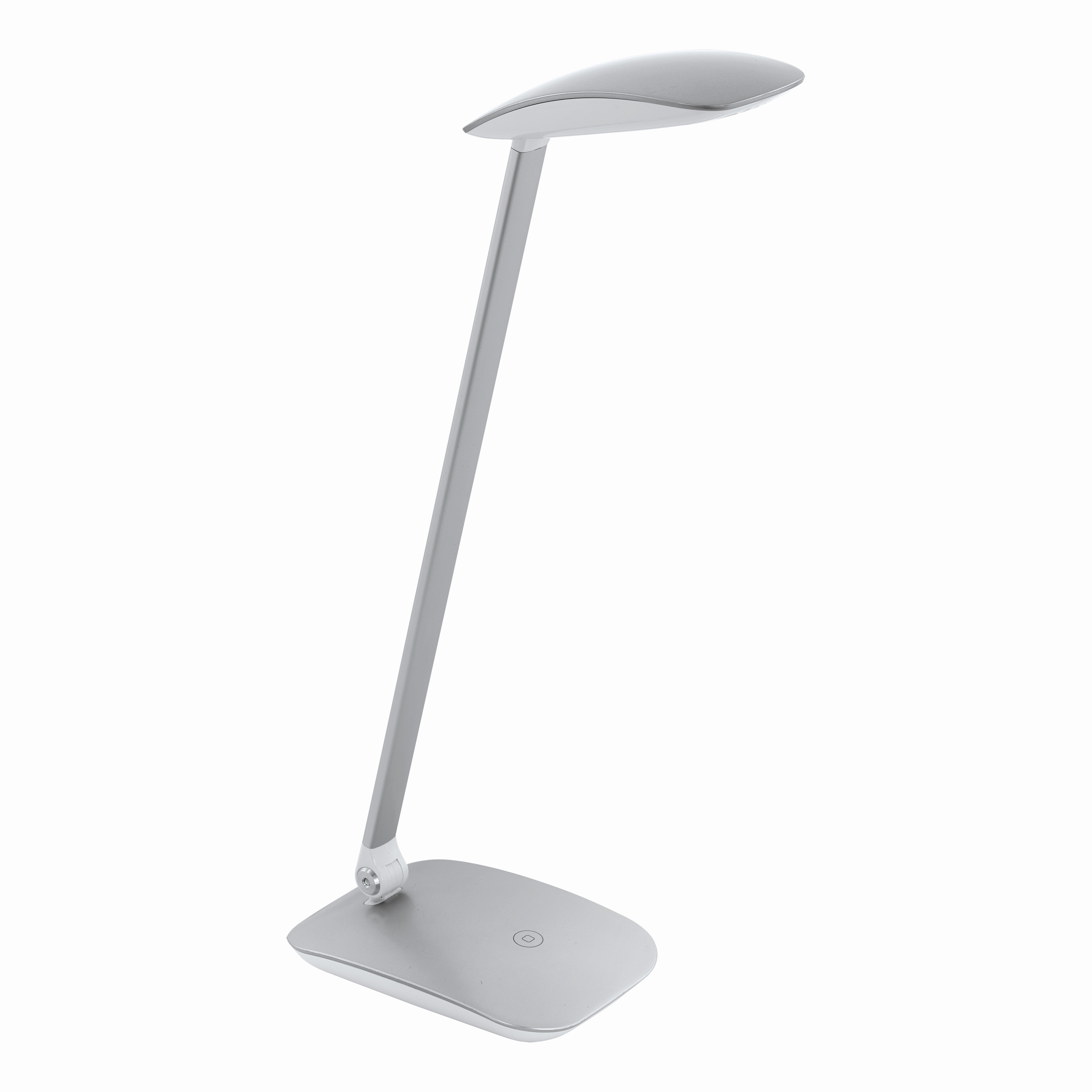 Eglo Cajero Silver LED Desk Lamp With USB