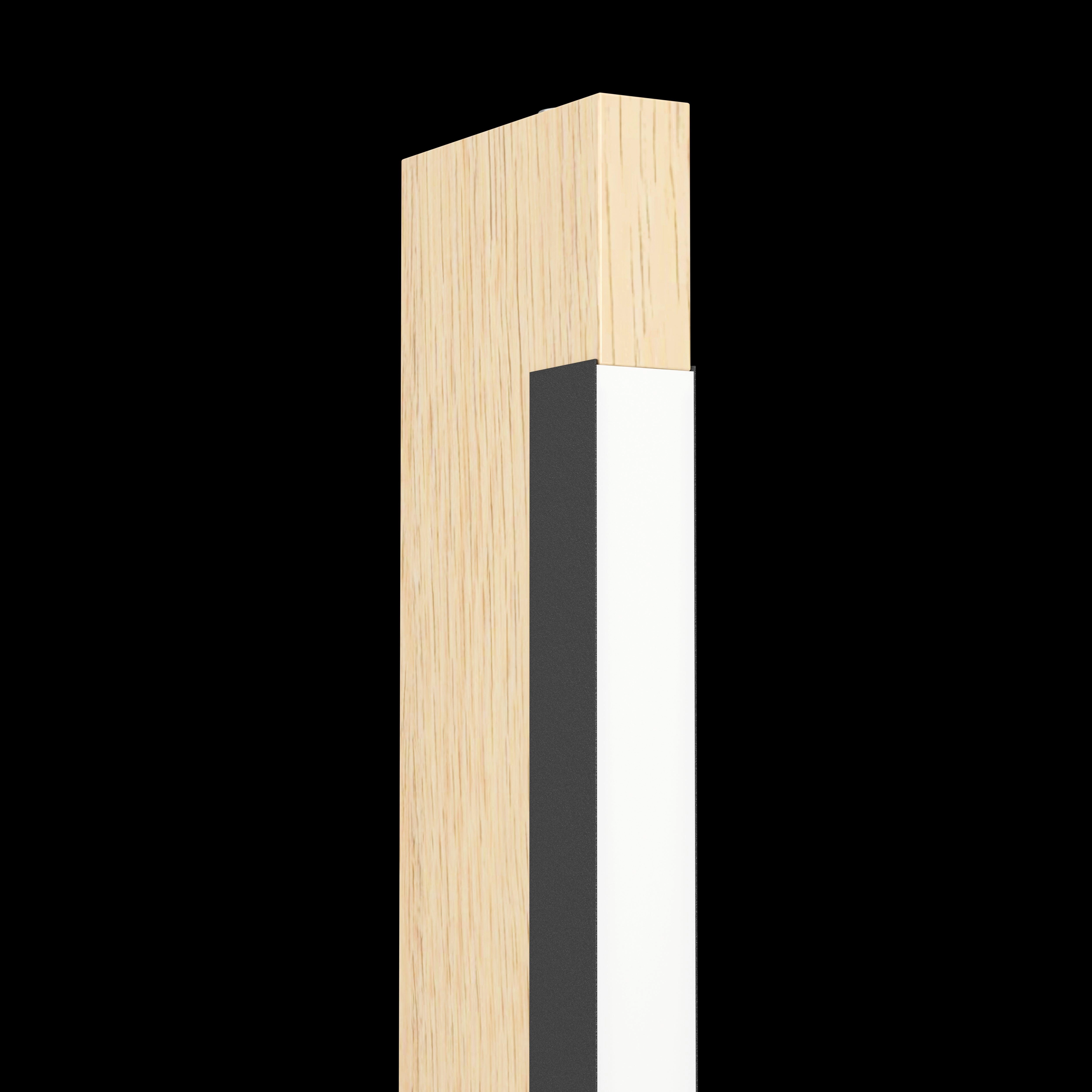 Eglo Camacho LED Touch Black & Wooden Table Lamp