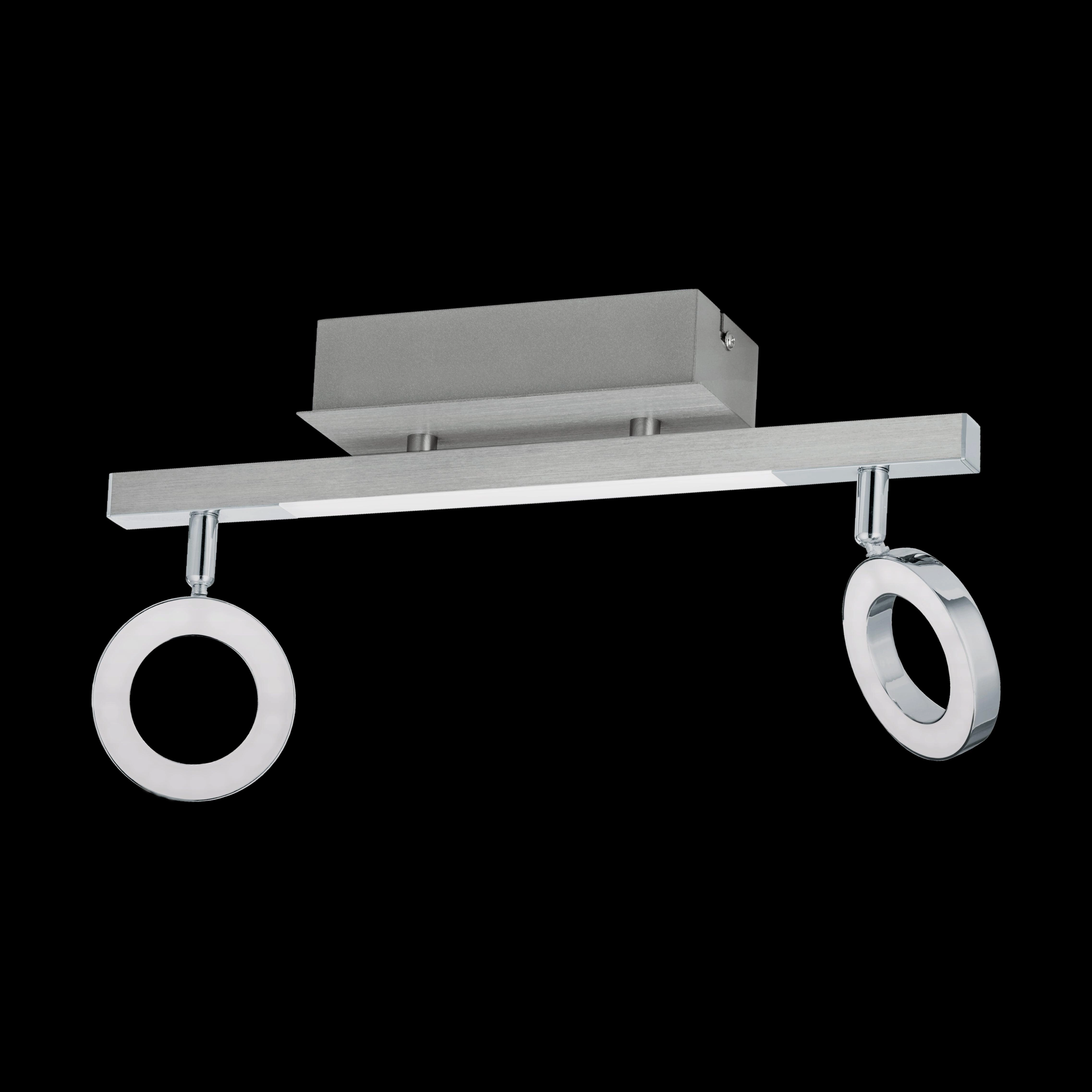 Eglo Cardillio 1 Integrated LED Chrome 2 Light Bar Spotlight