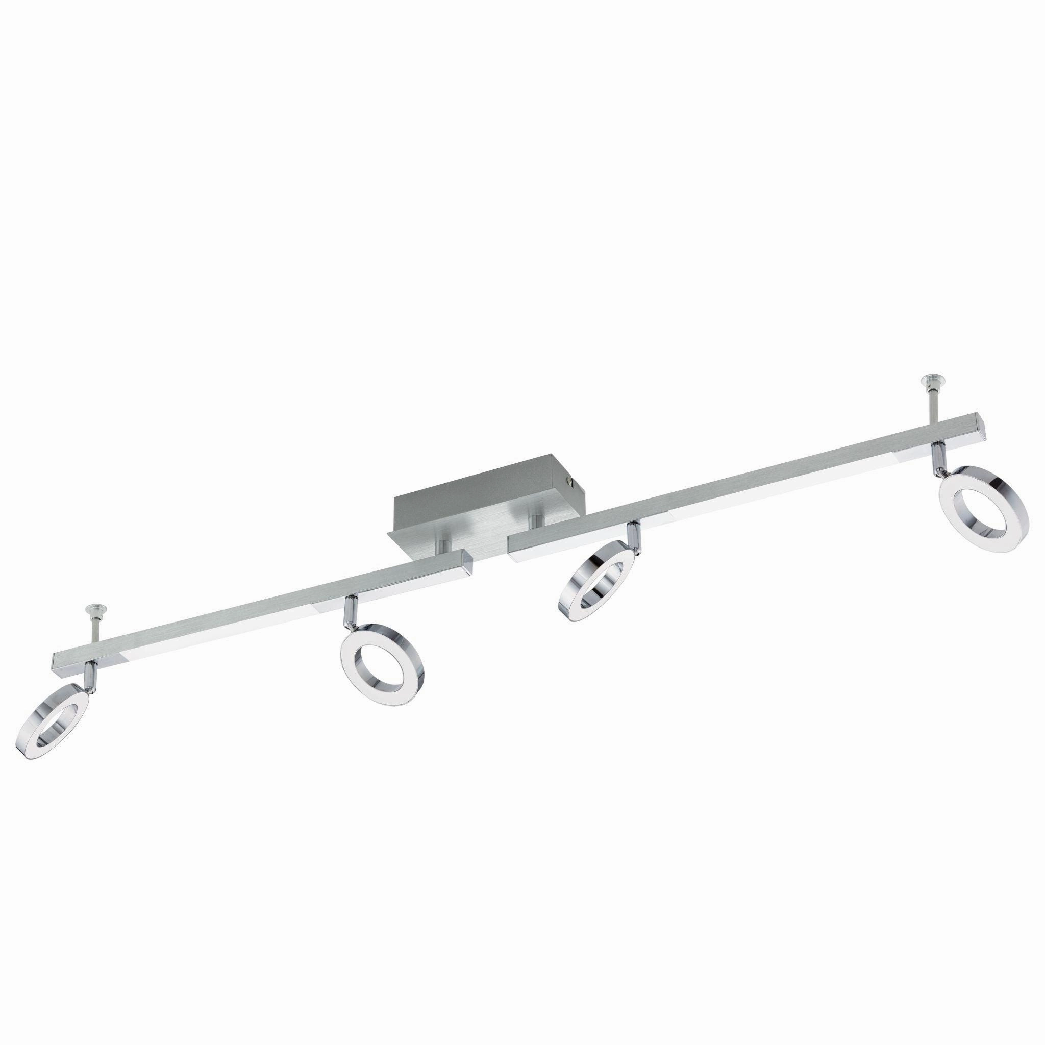 Eglo Cardillio 1 Integrated LED Chrome 4 Light Bar Spotlight