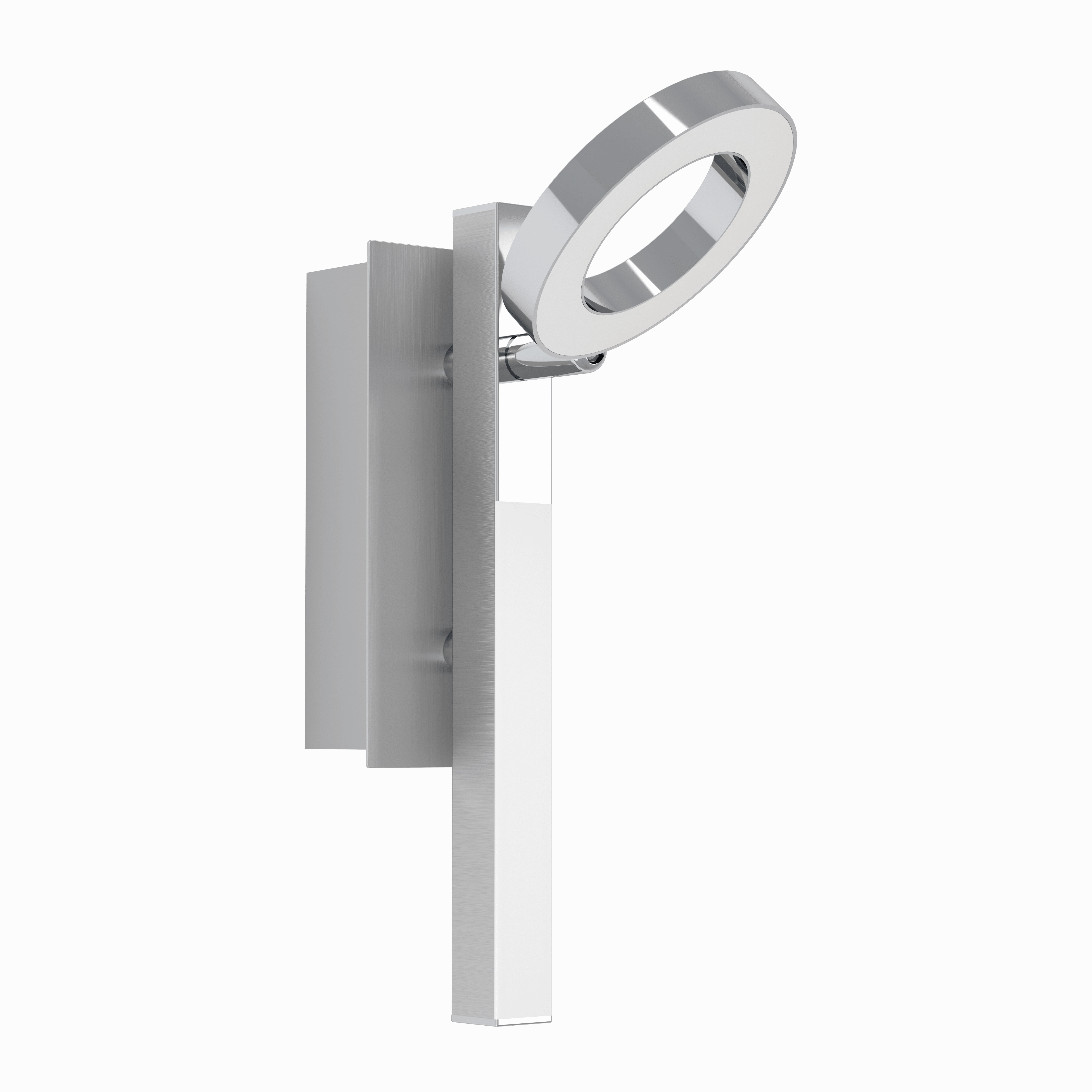 Eglo Cardillio 1 Integrated LED Chrome Wall Spotlight tall arc lamp for living room