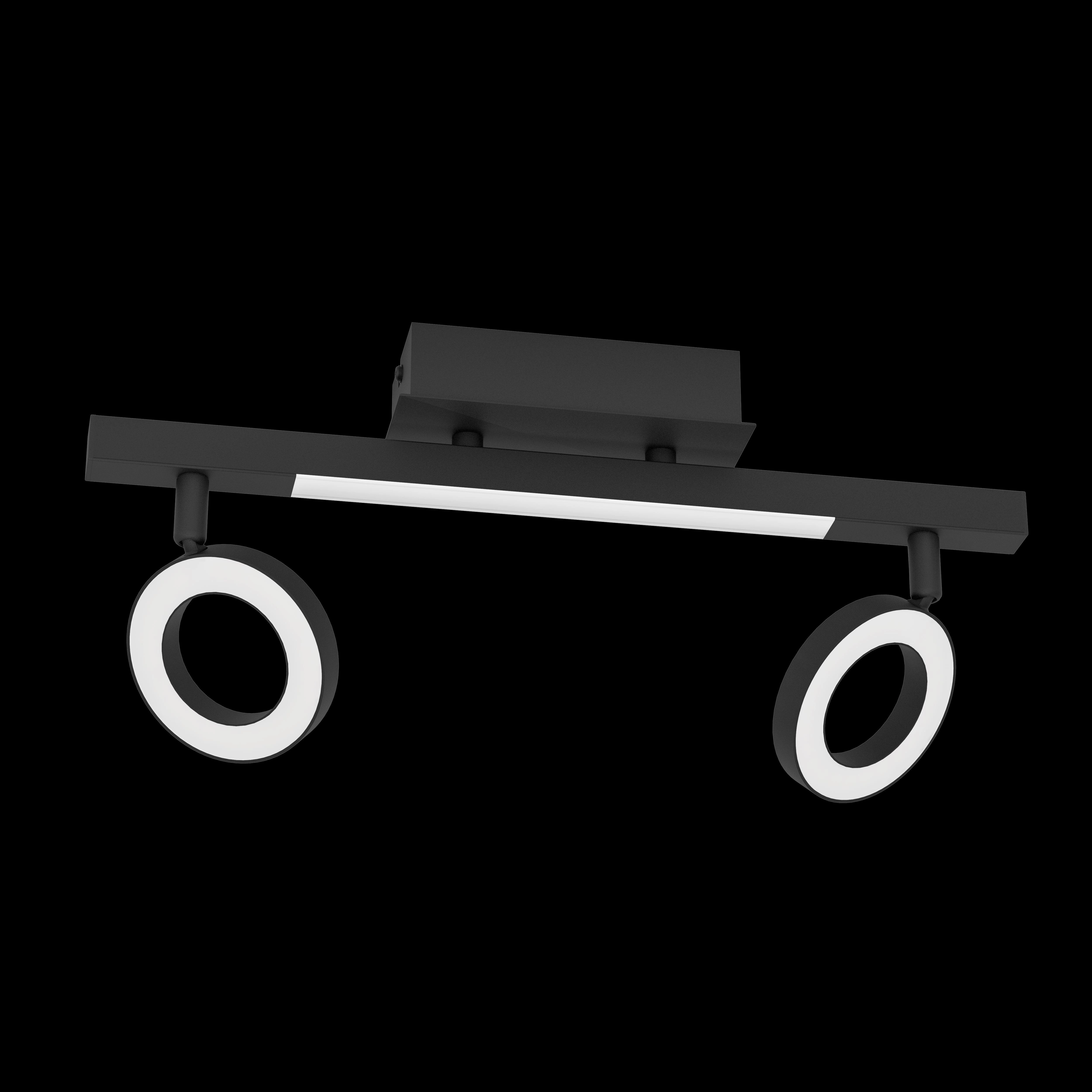 Eglo Cardillio 2 LED Black 2 Light Bar Spotlight