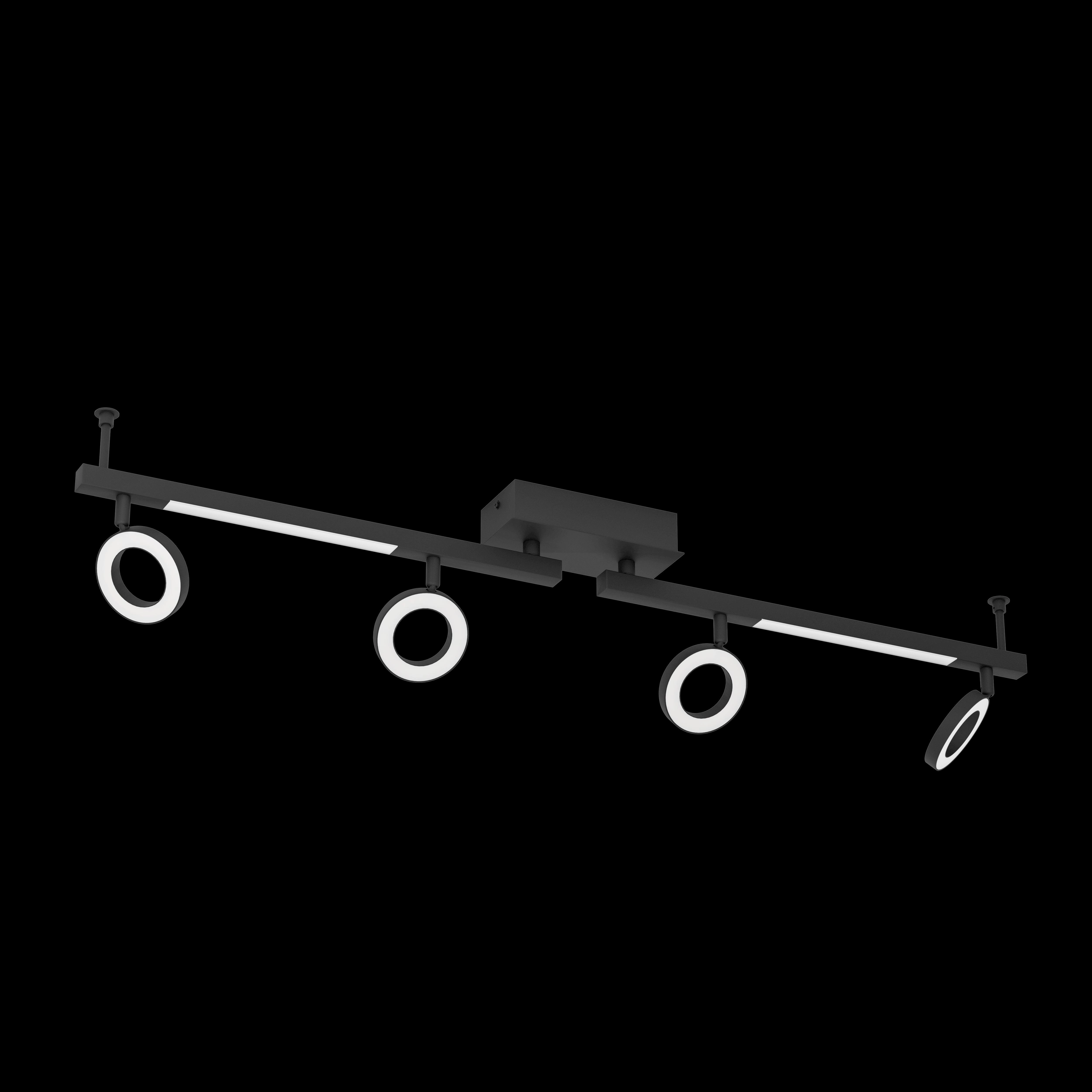 Eglo Cardillio 2 LED Black 4 Light Bar Spotlight