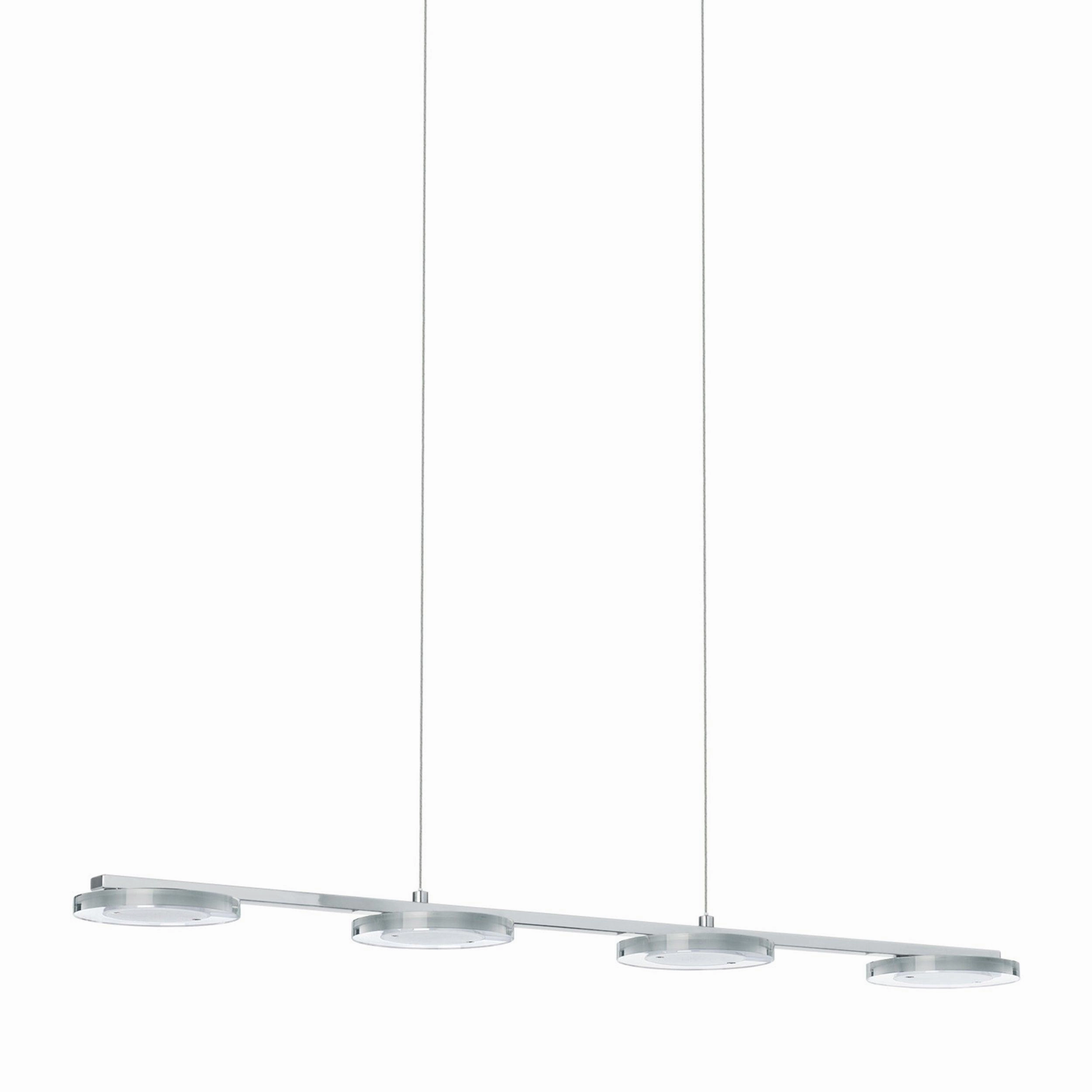 Eglo Cartama LED Chrome 4 Round Light Ceiling Pendant