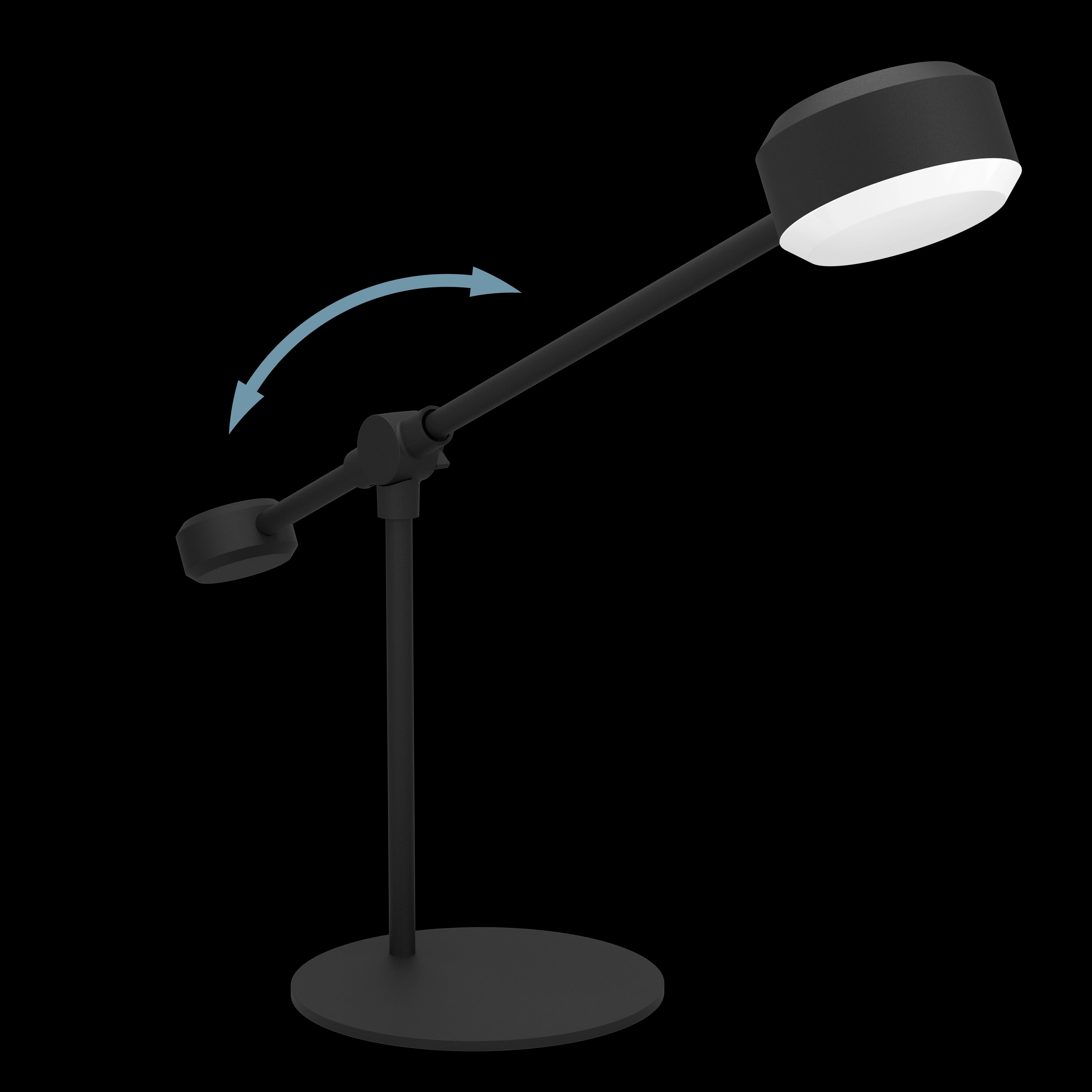 Eglo Clavellina LED Black Metal Hinged Table Lamp