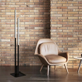 Eglo Connect Fraioli-Z Smart LED Black Two Light Modern Floor Lamp creative lampshade design
