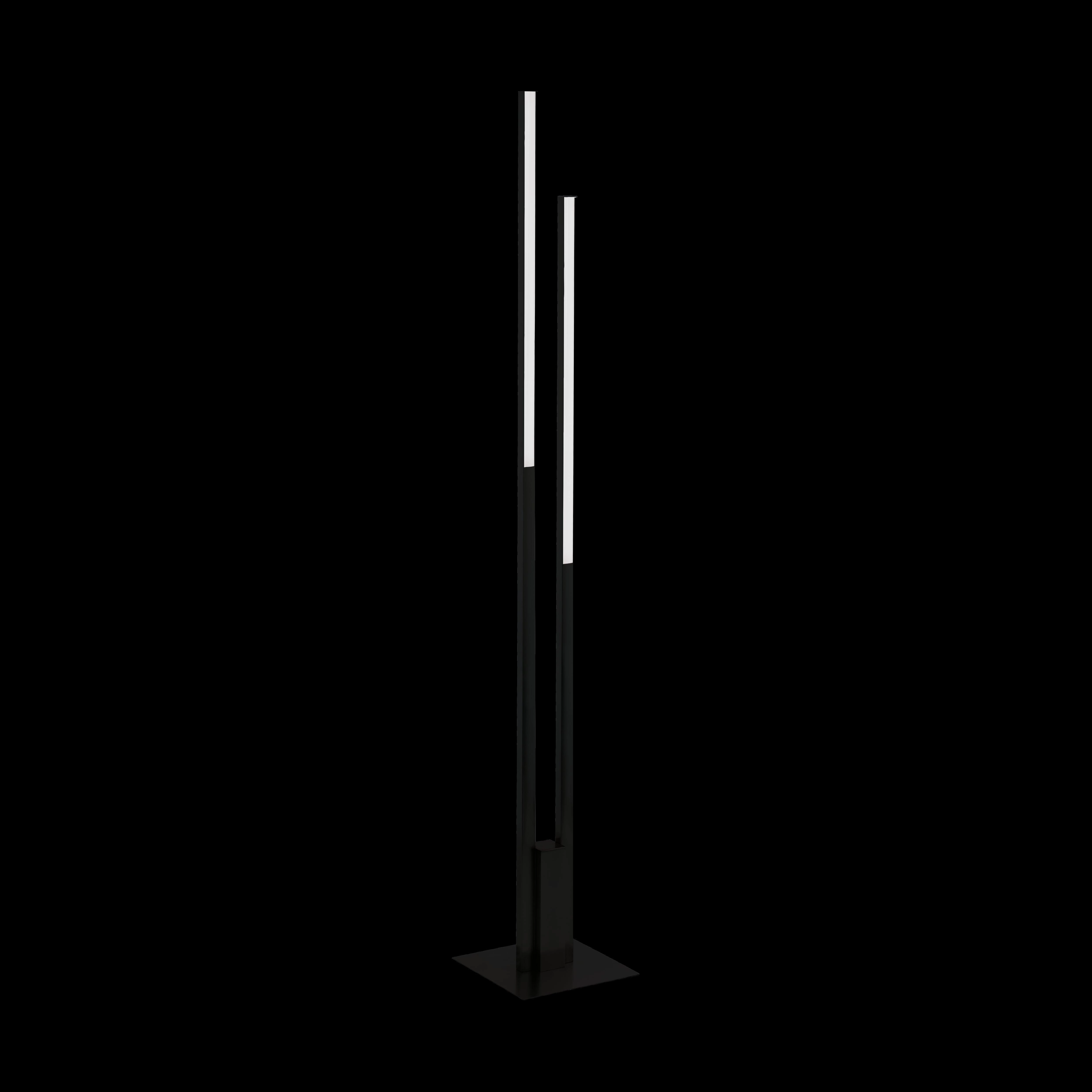 Eglo Connect Fraioli-Z Smart LED Black Two Light Modern Floor Lamp