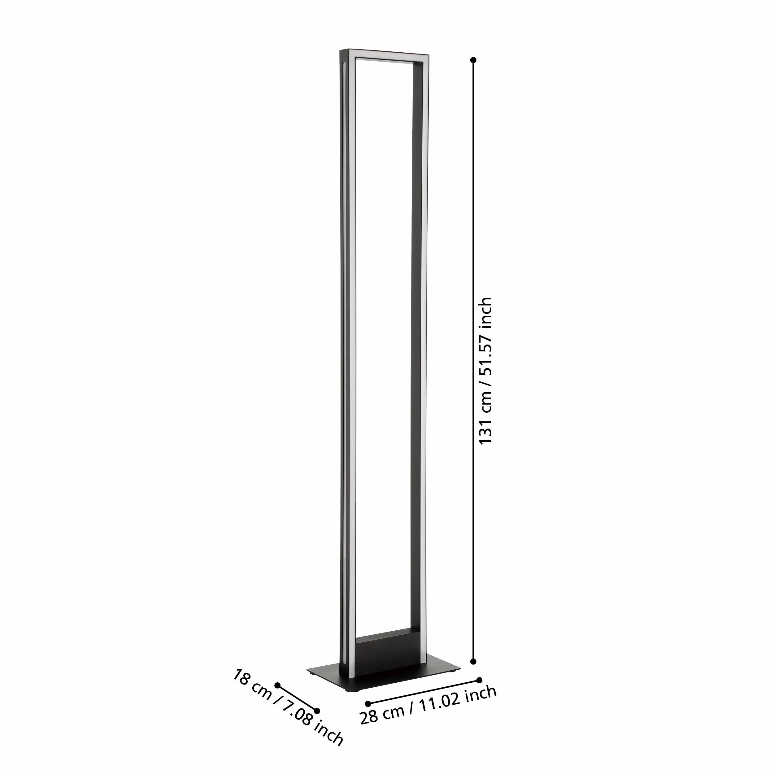 Eglo Connect Salvilanas-Z Smart LED Black Modern Floor Lamp