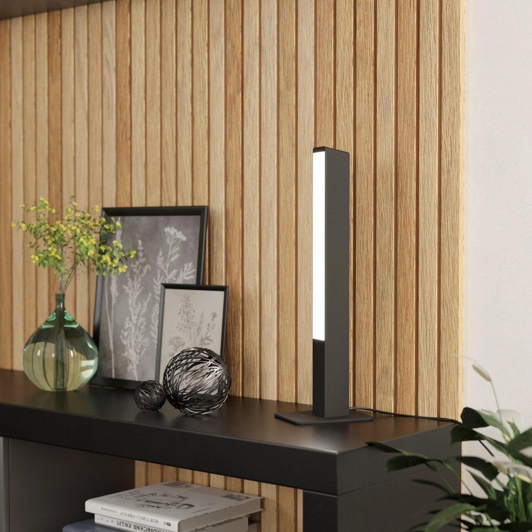 Eglo Connect Simolaris-Z Smart Black LED Table Lamp energy-saving LED light